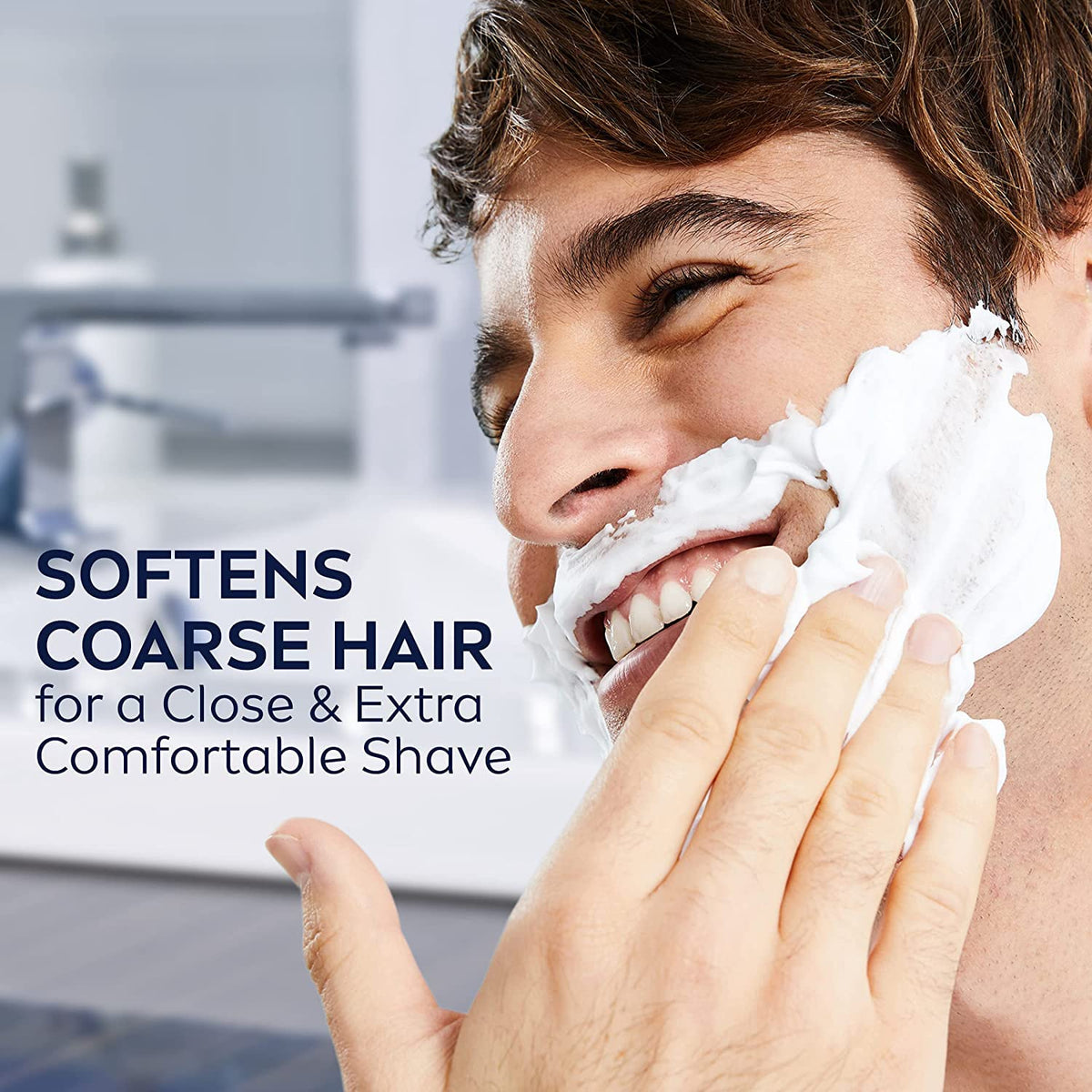 NIVEA FOR MEN Sensitive Cooling Shaving Gel 7 oz (Pack of 6)