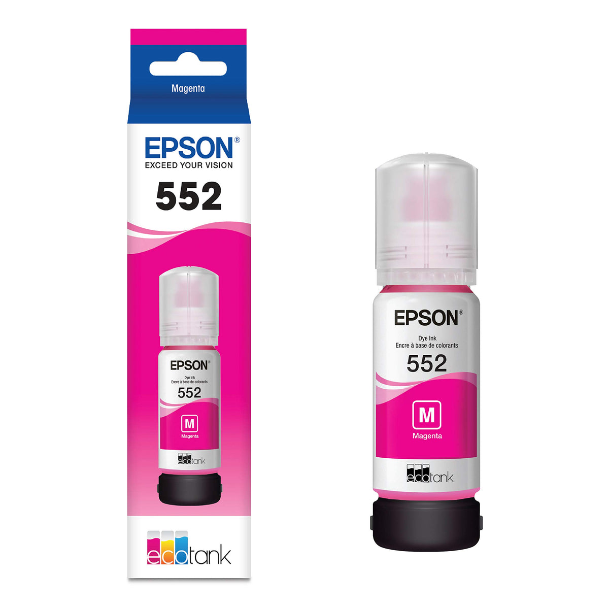 Epson Claria ET Premium T552320 High Capacity Bottle Ink - Magenta (Pack of 2)