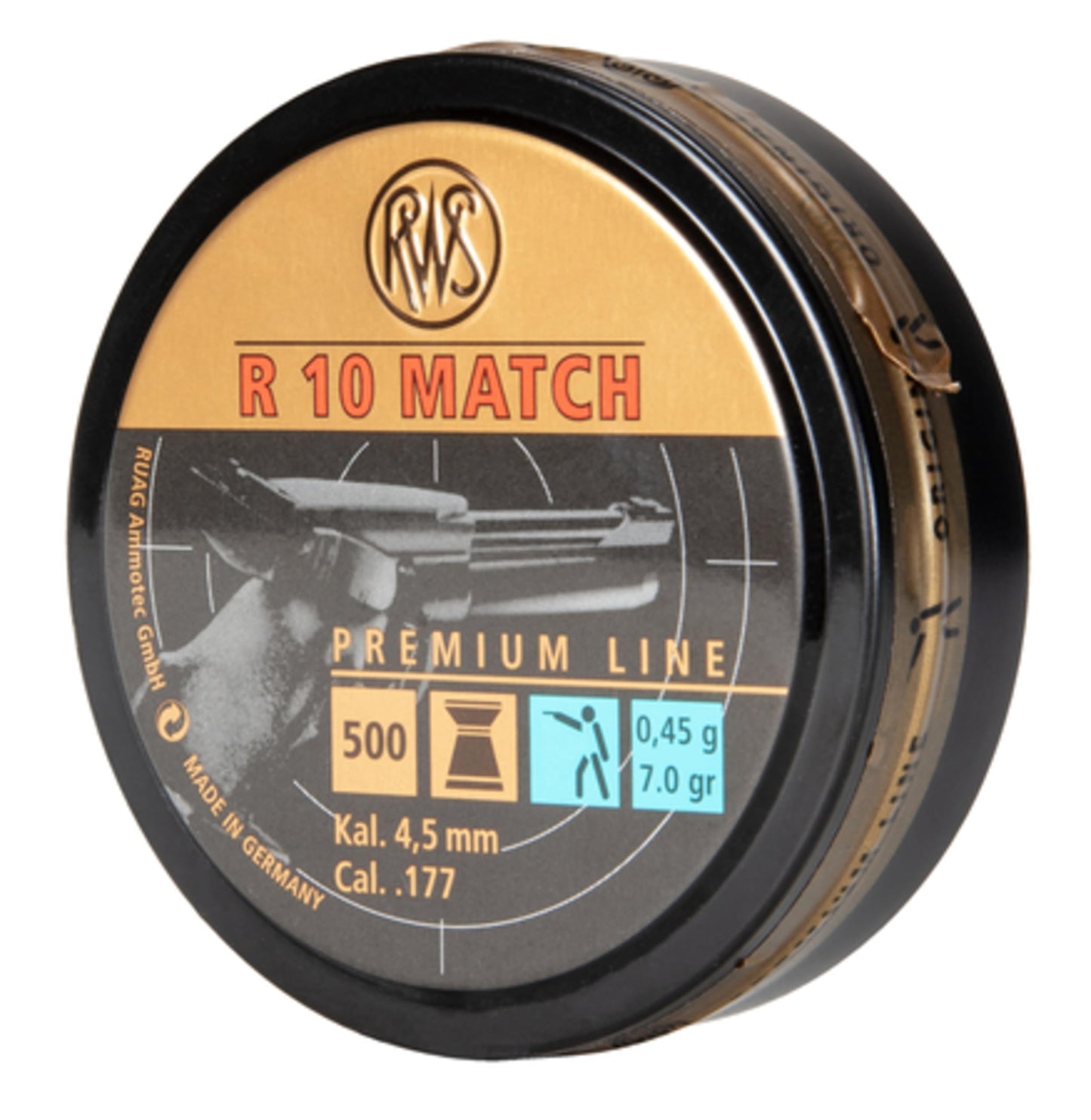 RWS 2315014 Competition Air Gun Pellets 8.2 Grain 0.177cal 5