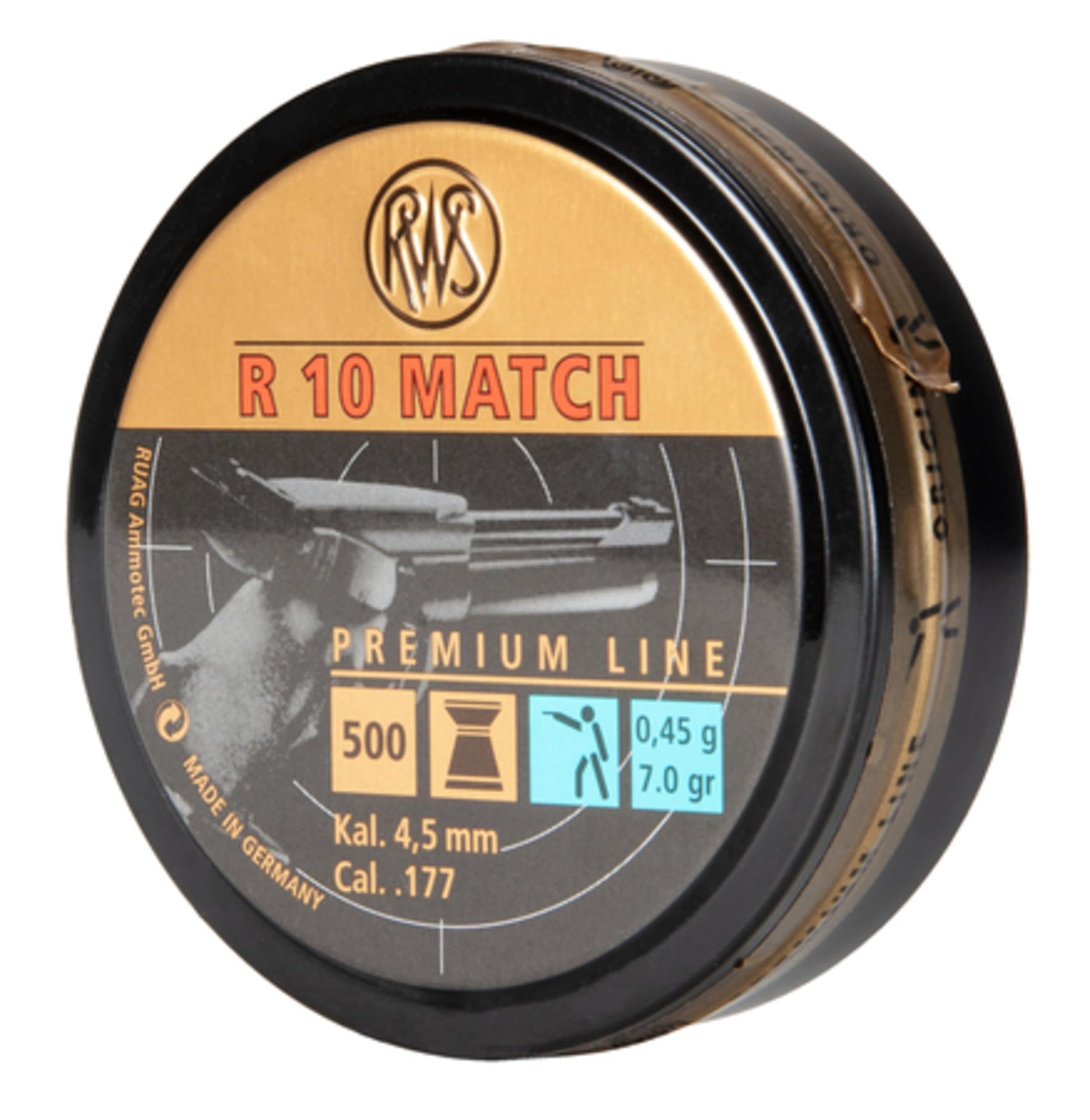 RWS 2315014 Competition Air Gun Pellets 8.2 Grain 0.177cal 5