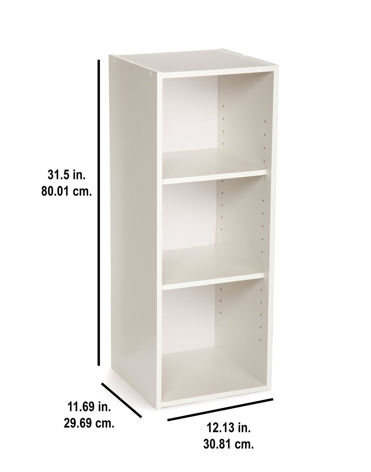 ClosetMaid 8987 Stackable 3-Shelf Organizer, White