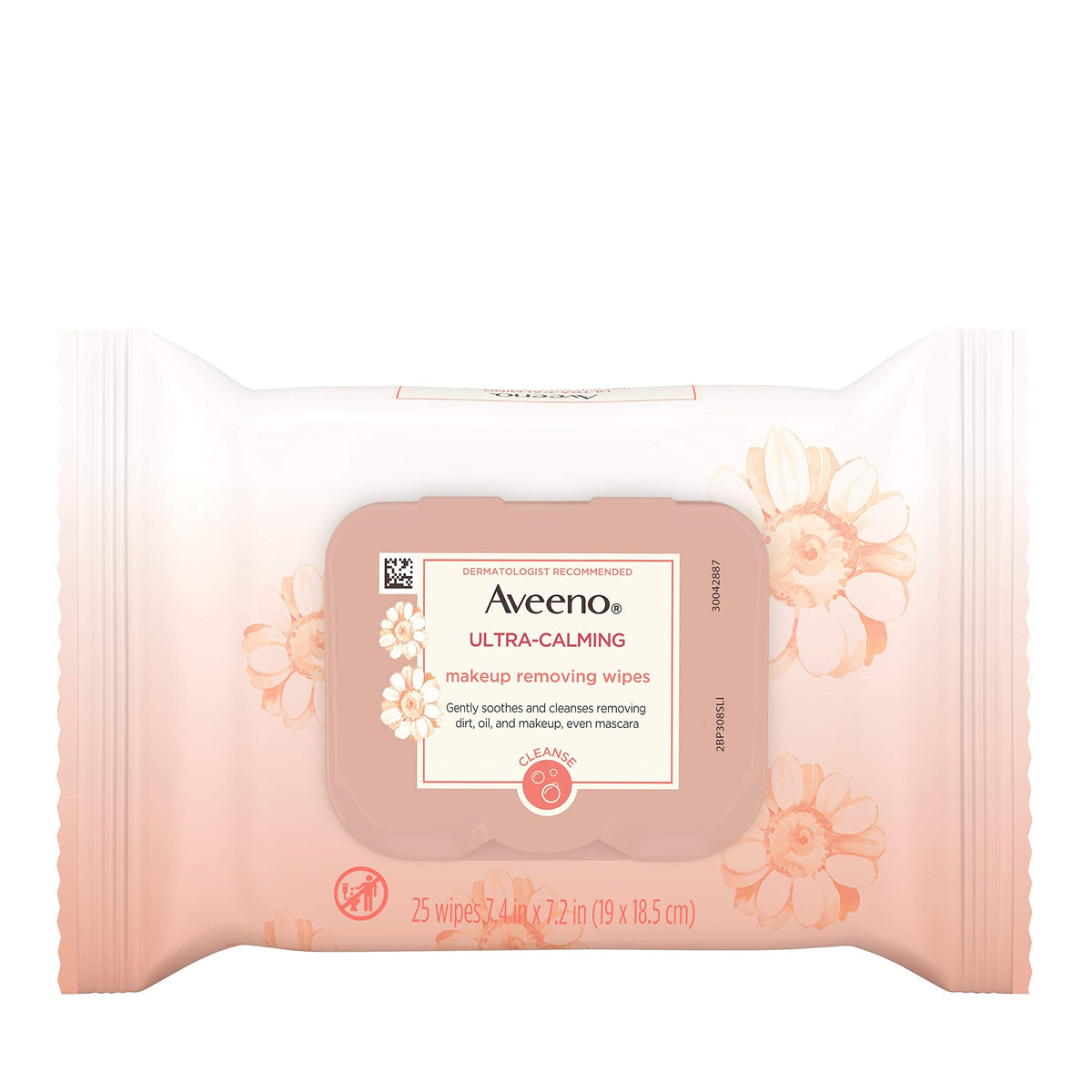 AVEENO Active Naturals Ultra-Calming Makeup Removing Wipes 25 ea