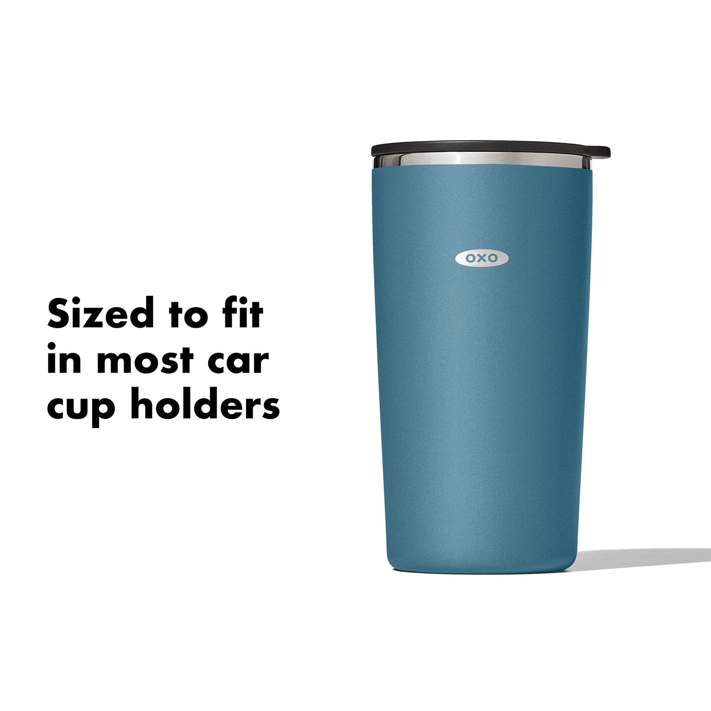 OXO Strive 16oz Insulated Tumbler with Sliding Lid - Aquamarine