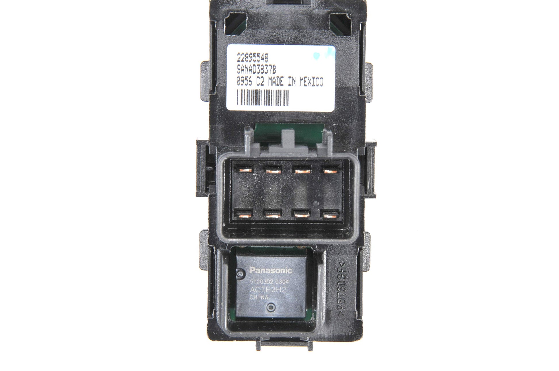 GM Genuine Parts 22895548 Ebony Front Passenger Side Door Window Switch