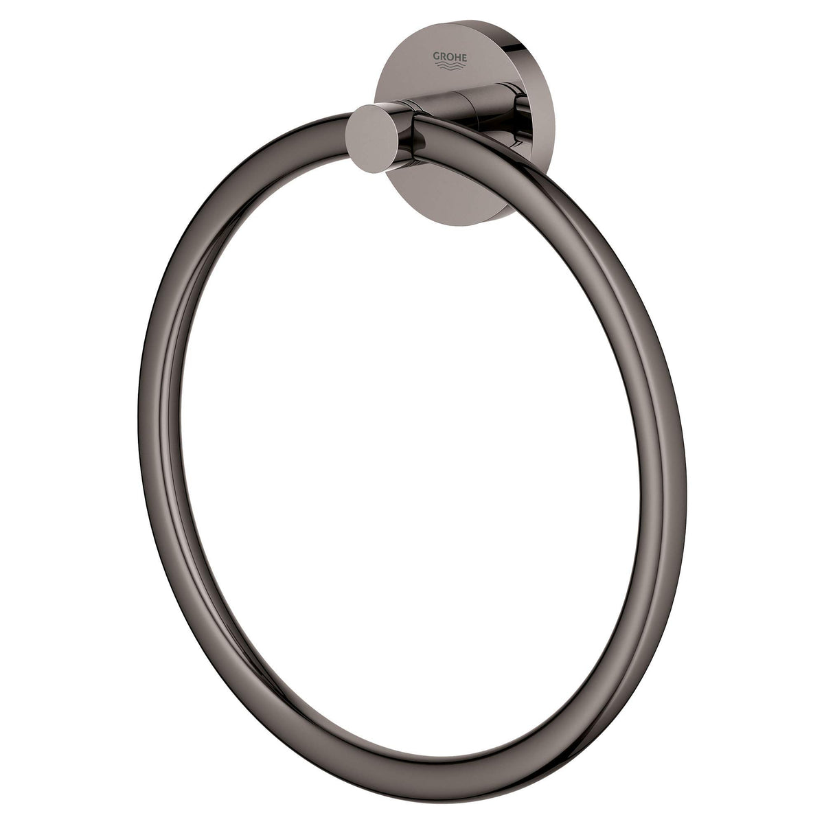 Essentials Towel Ring, Hard Graphite