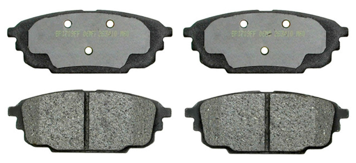 ACDelco Gold 17D892 Organic Rear Disc Brake Pad Set