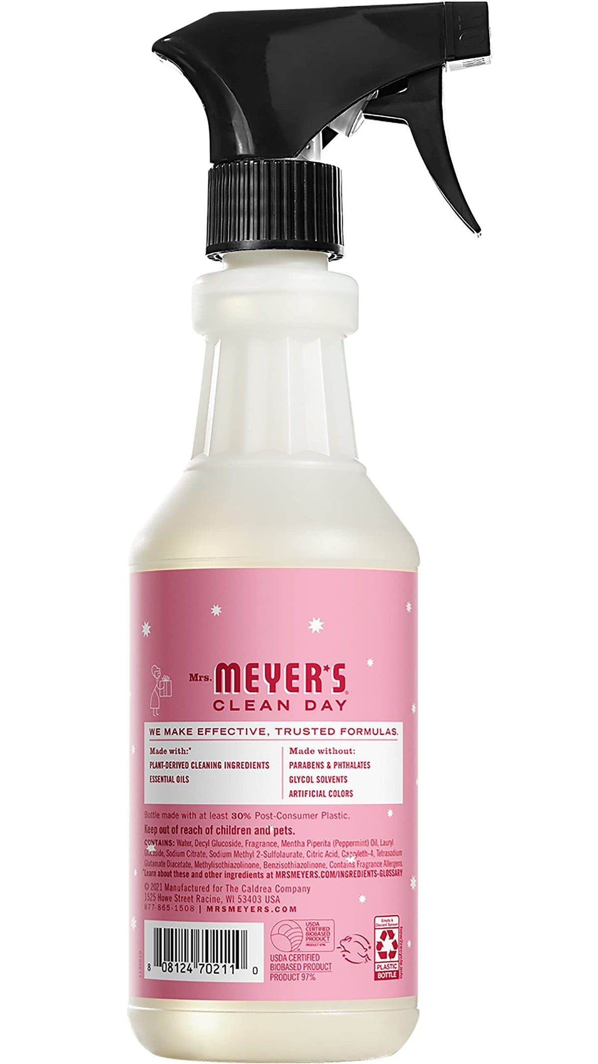 Mrs. MEYER'S Kitchen Set, Dish Soap, Hand Soap, and Multi-Surface Cleaner, 3 CT (Peppermint)