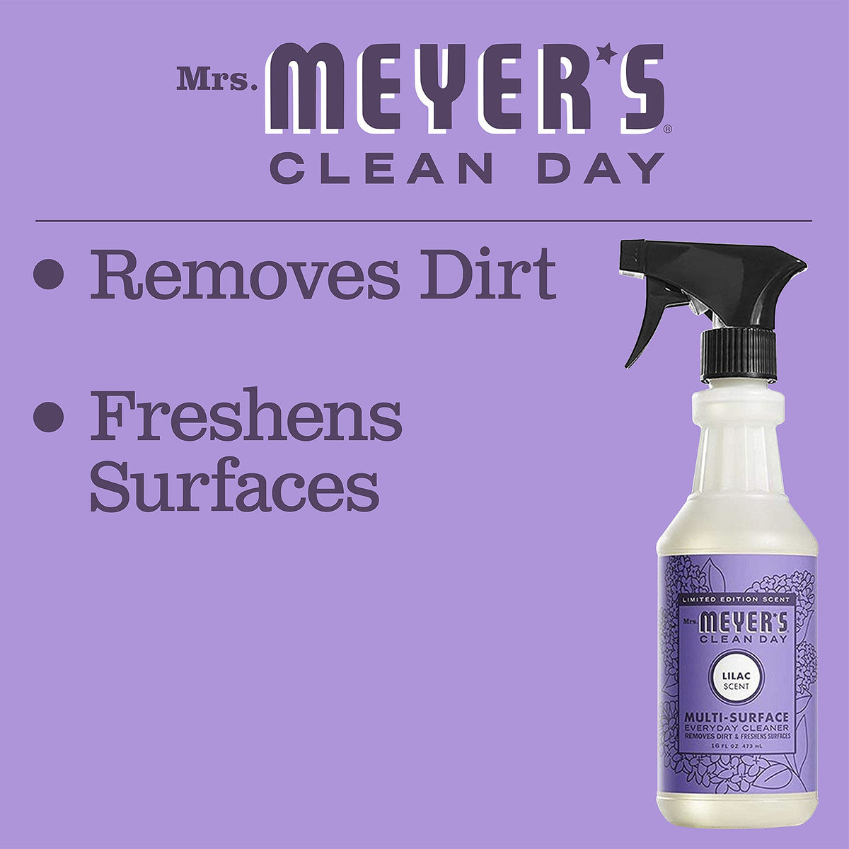 Mrs. MEYER'S Clean Day Limited Edition Scent Kitchen Basics Set (Lilac)