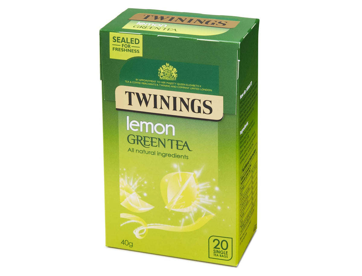 Twinings Green Tea & Lemon Teabags, 40 g