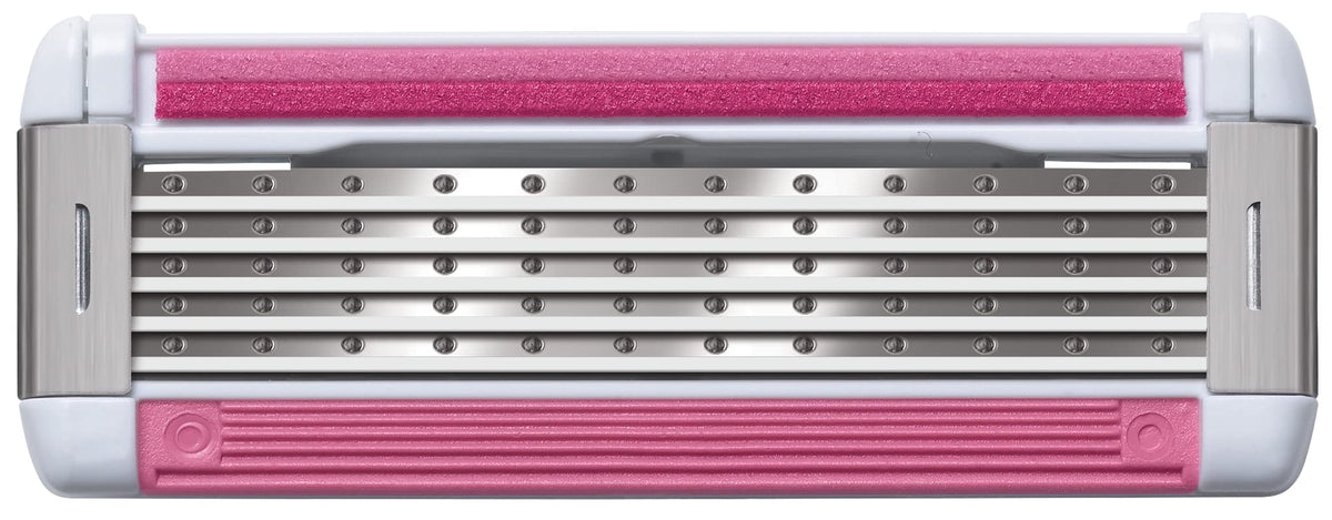 BIC Click 5 Soleil Women's Razor Refills with 5 Flexible Blades and Recyclable Box, Pink, 8 Count
