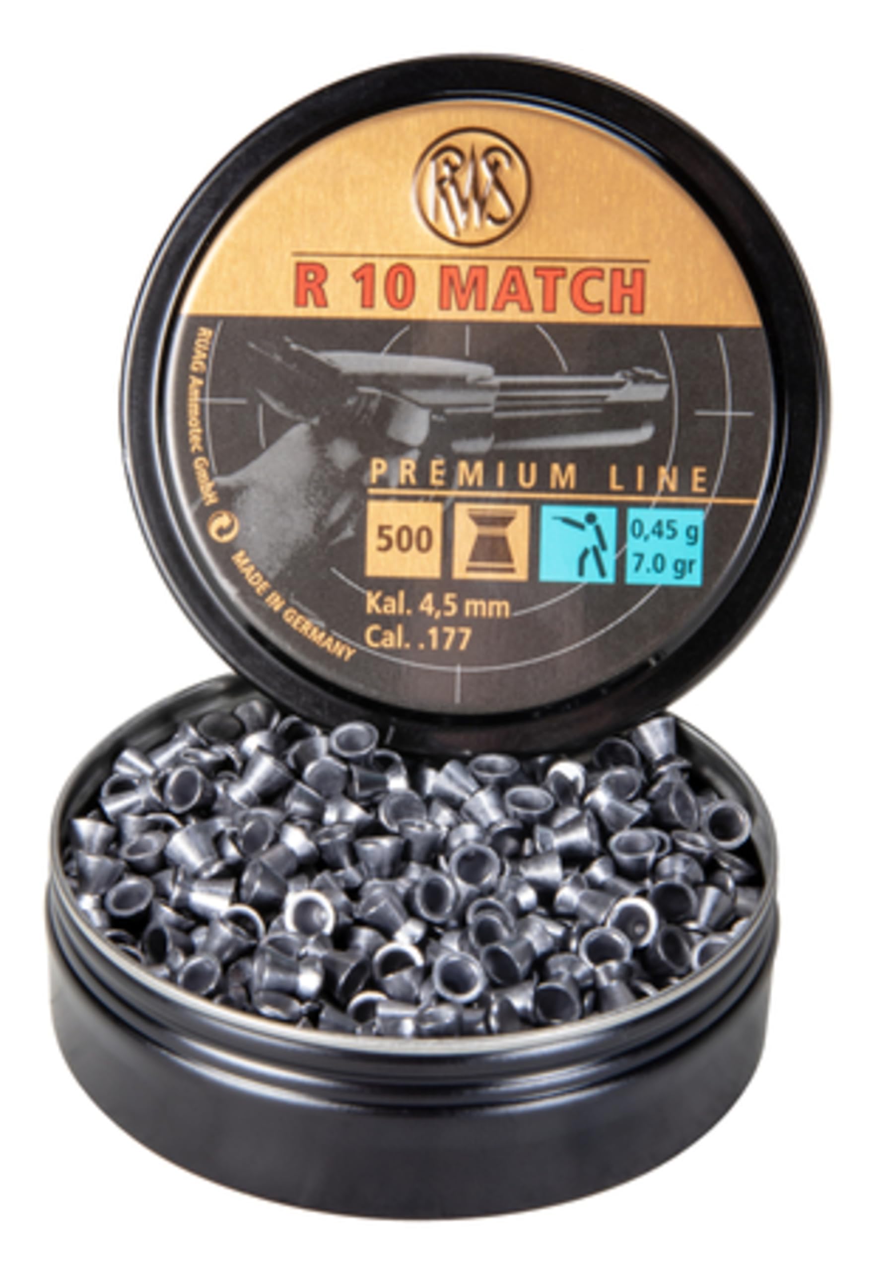 RWS 2315014 Competition Air Gun Pellets 8.2 Grain 0.177cal 5