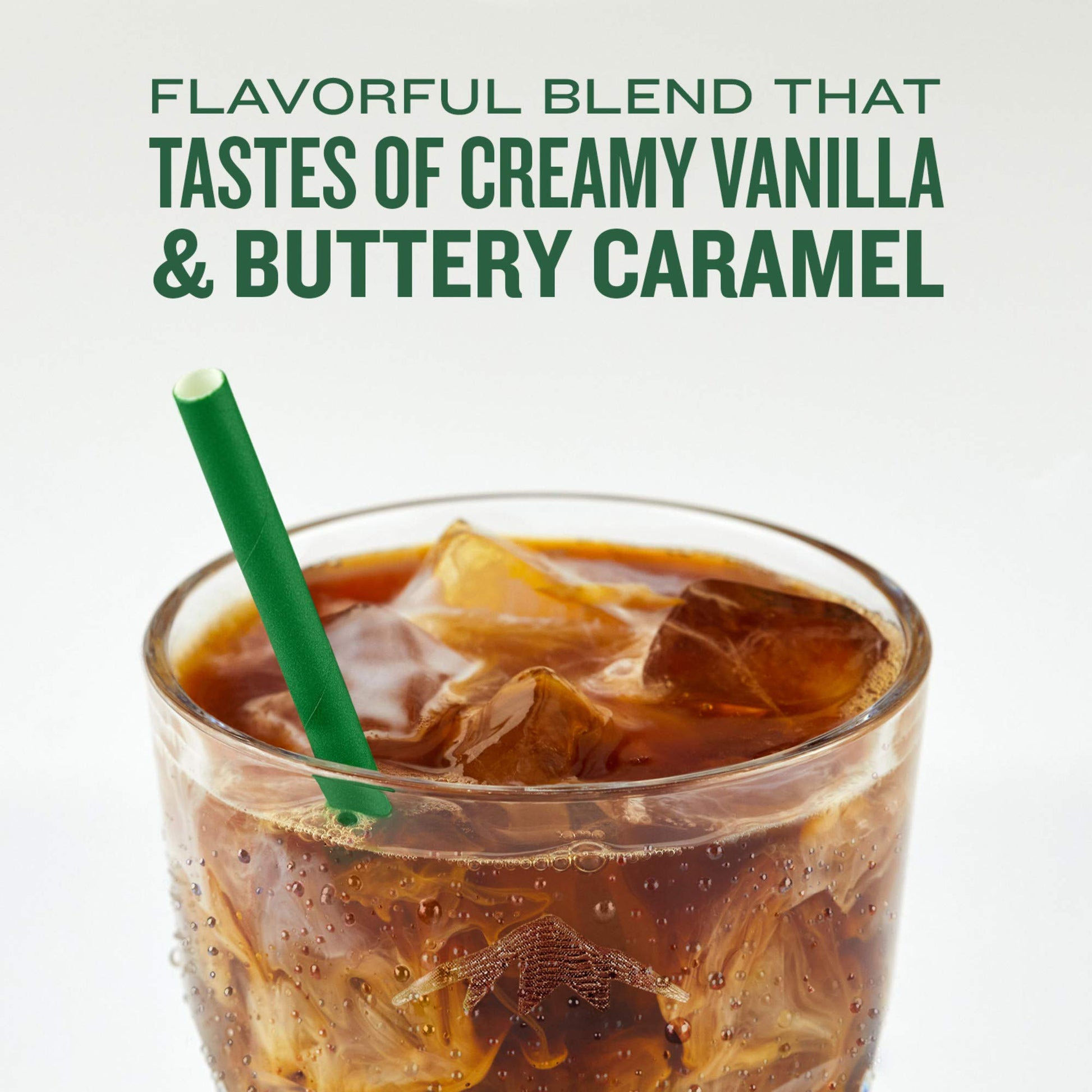 Green Mountain Coffee Roasters ICED Vanilla Caramel, Single Serve Keurig K-Cup Pods, Flavored Iced Coffee, 12 Count