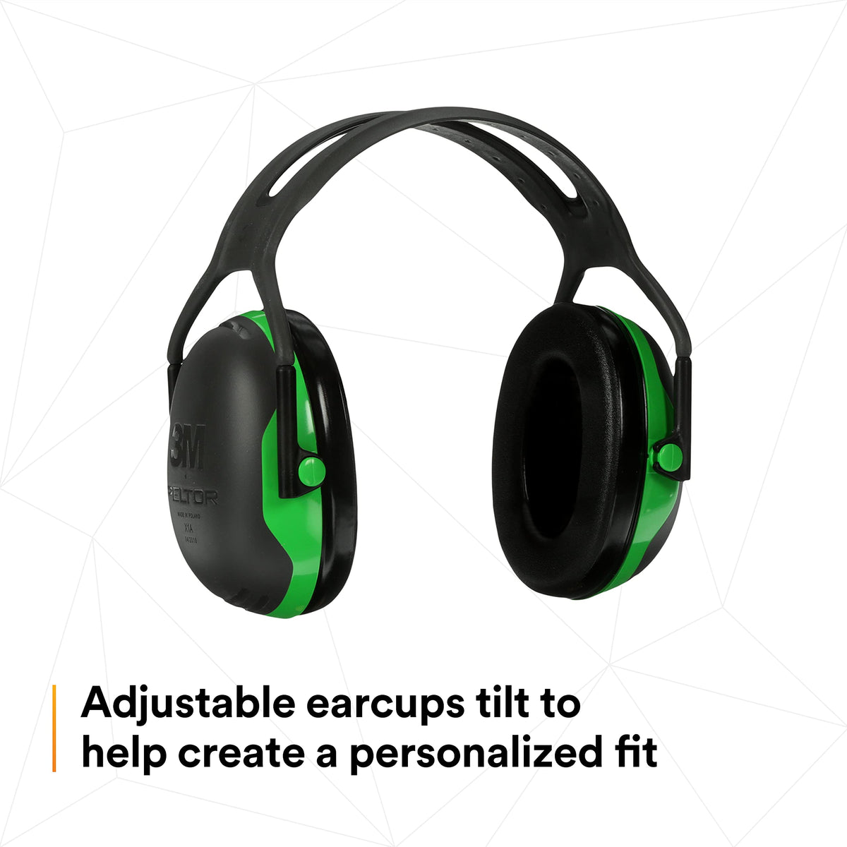 3M Standard Over The Head, Green, One Size Fits Most