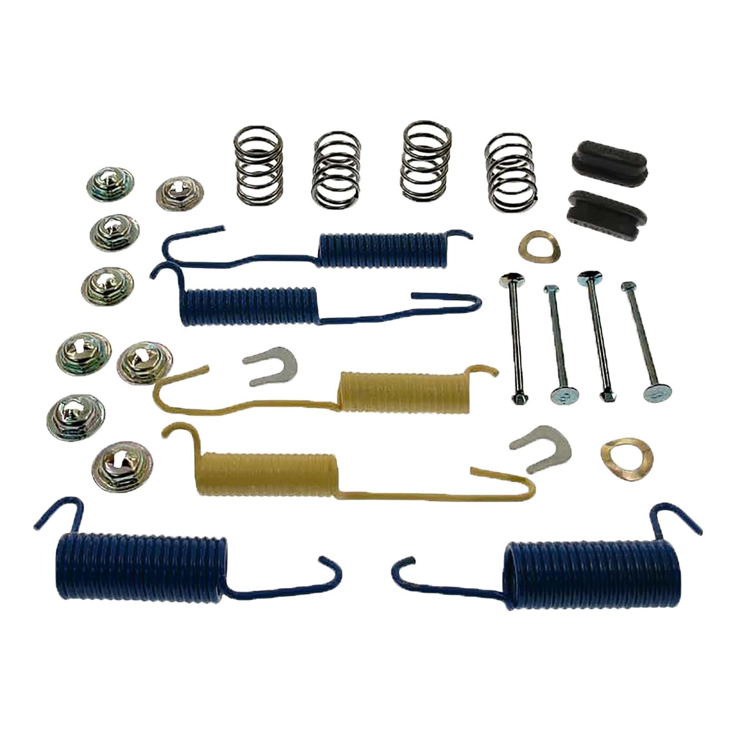ACDelco Professional 18K1604 Rear Drum Brake Hardware Kit with Springs, Pins, Retainers, Washers, and Caps
