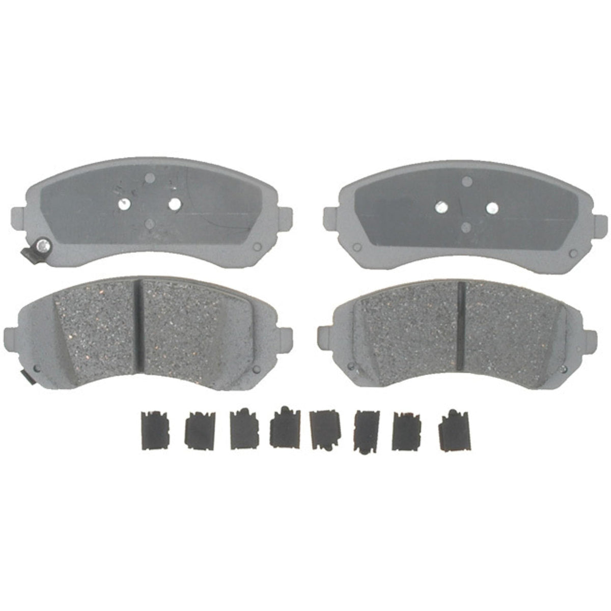 ACDelco Silver 14D844CH Ceramic Front Disc Brake Pad Set with Hardware