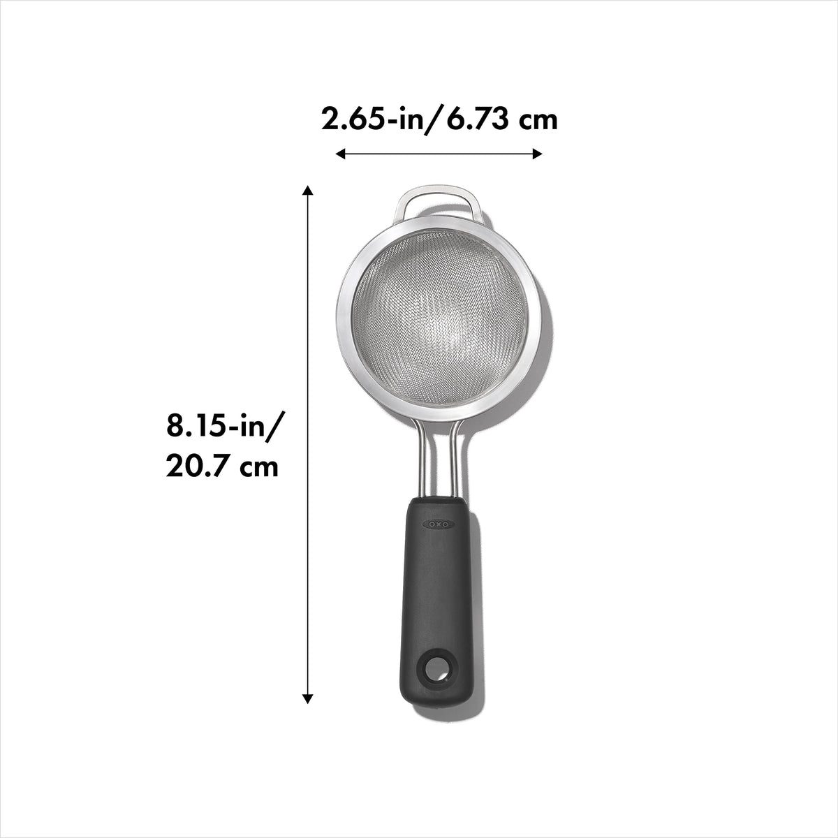 OXO Good Grips 3-Inch Mini Strainer, Multicolor, Black