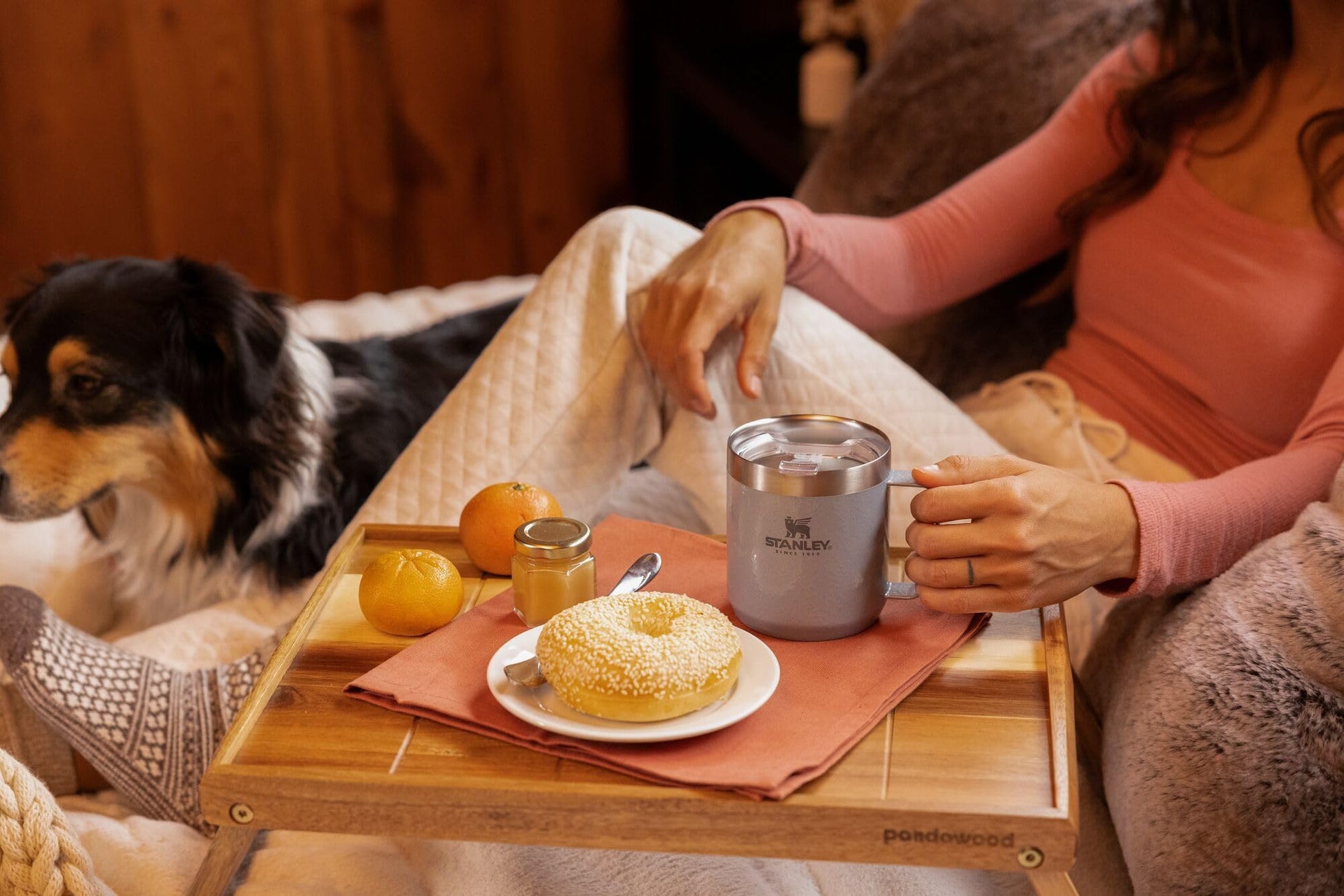 Stanley Stay-Hot Camp Mug 12 oz | Press Fit Drink Through Lid | Cup for Coffee, Tea and Drinks | Insulated Stainless Steel Coffee Mug | BPA-Free | Navy