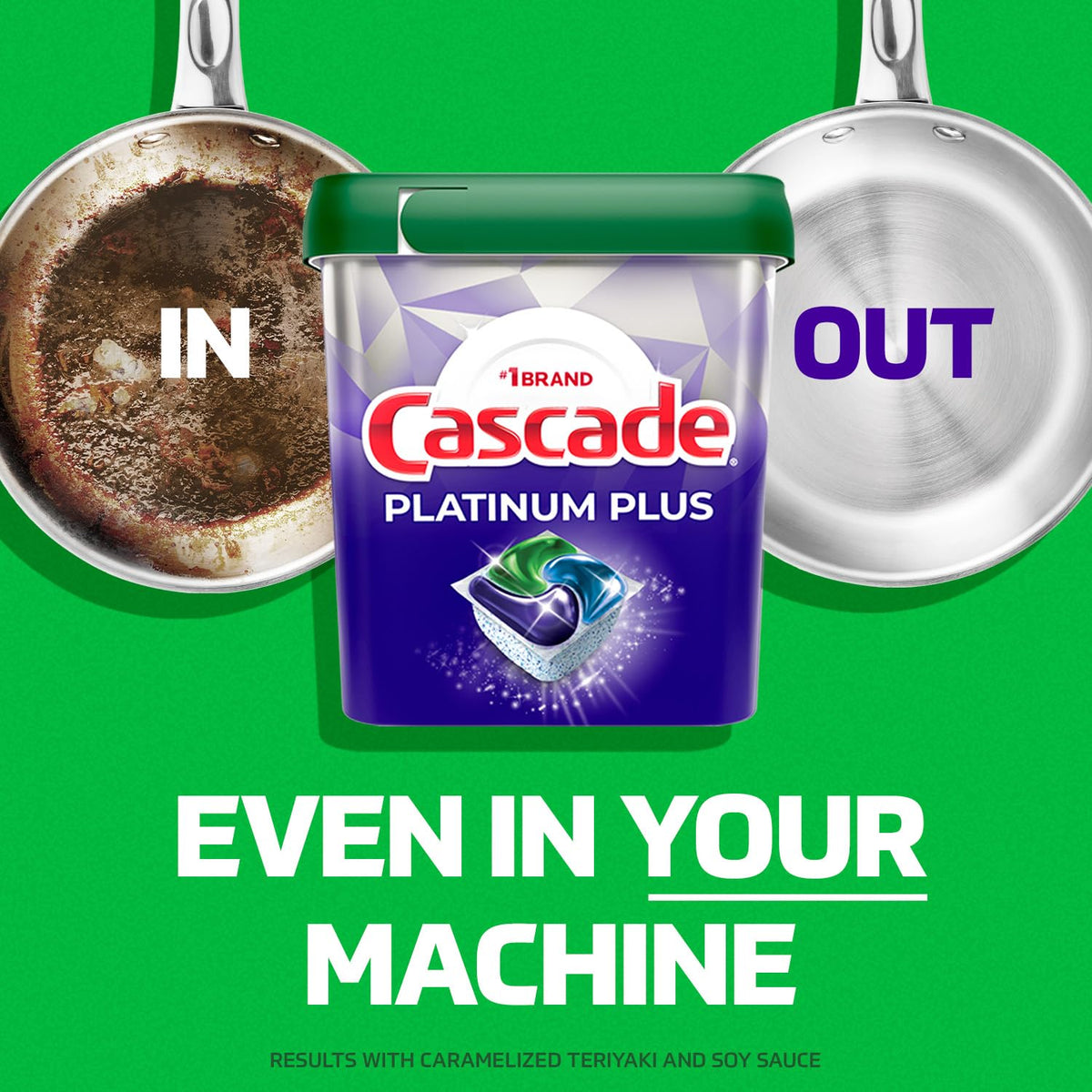 Cascade Platinum Plus Dishwasher Pods, Dish Detergent ActionPacs, Fresh, 28 Count