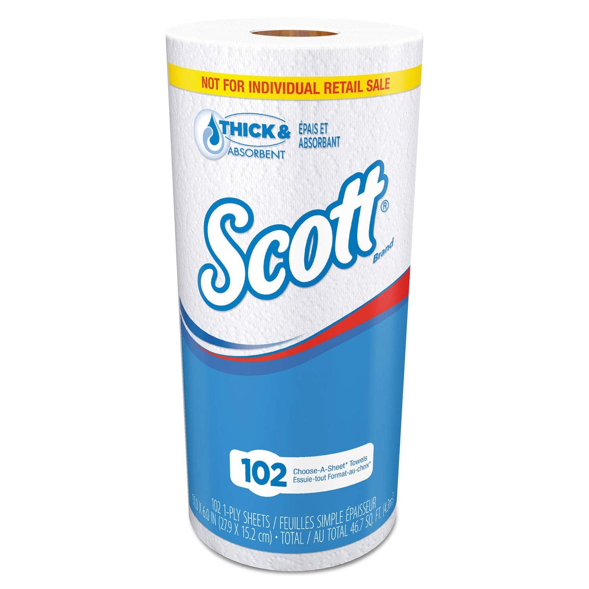 Scott Choose-A-Sheet Paper Towel, White