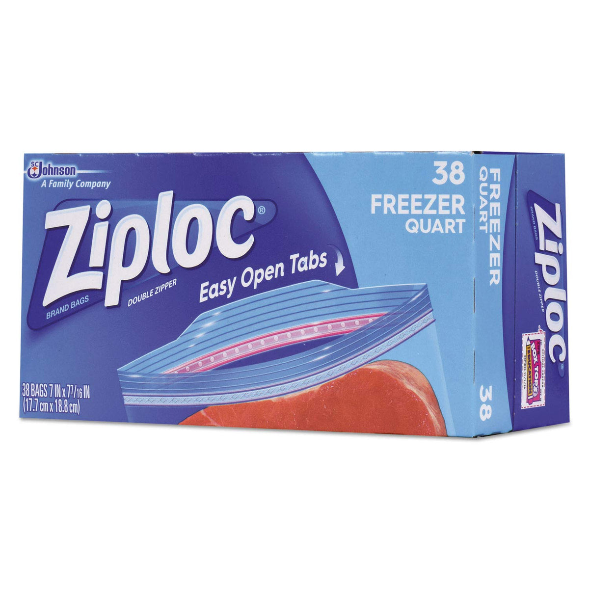 Ziploc Freezer Bag, Quart Value Pack, 40-Count (Pack of 9)