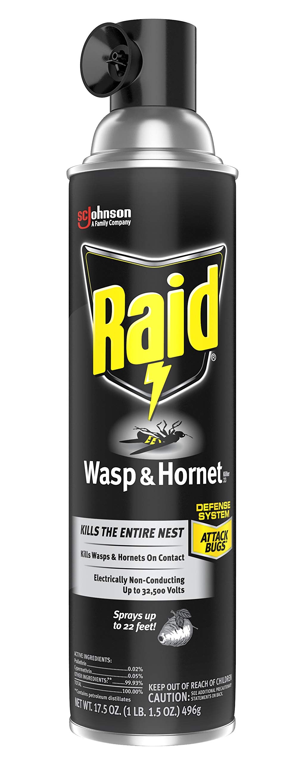 Raid Wasp and Hornet Killer Variation (17.5 Ounce (Pack of 6))