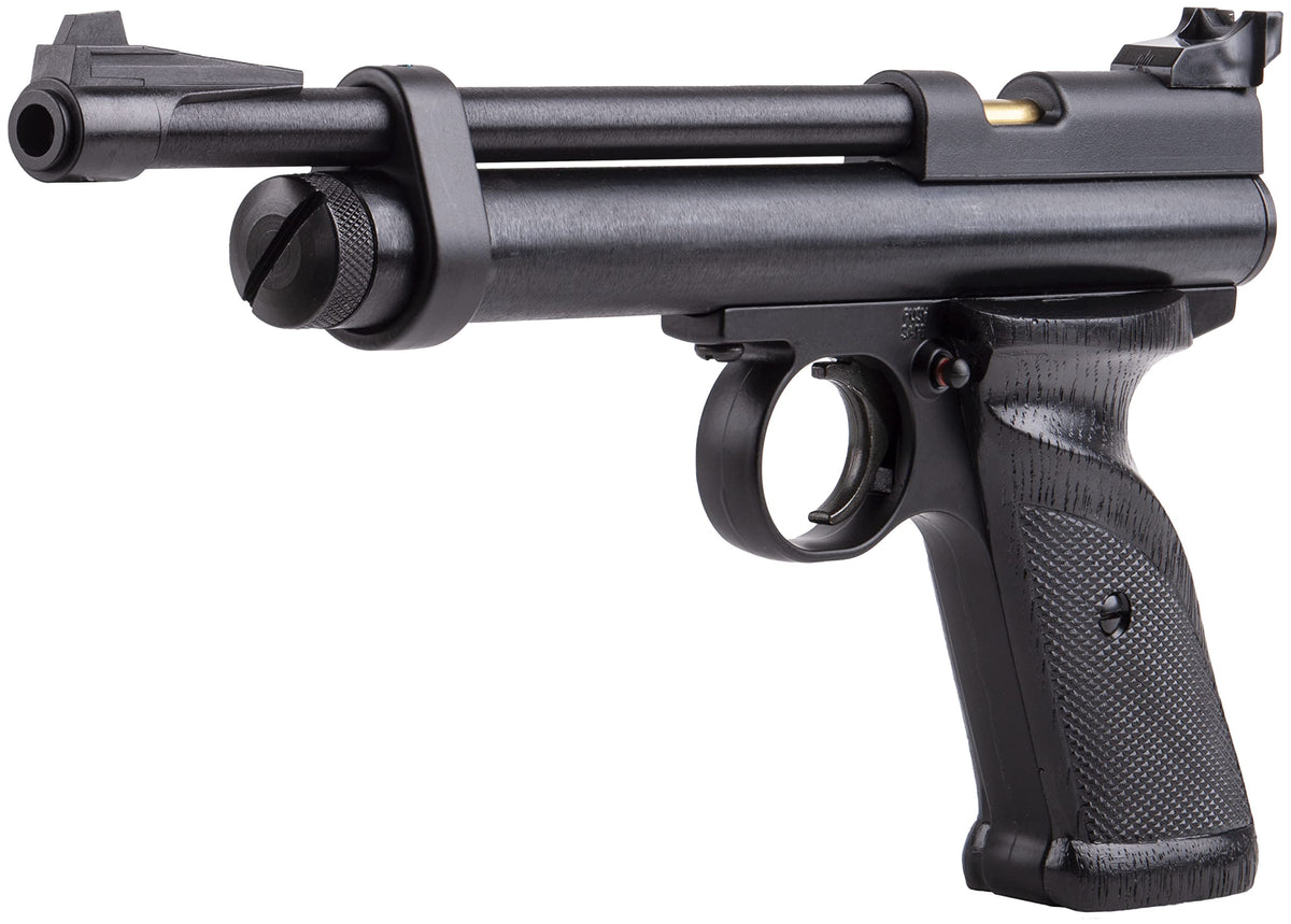 Crosman 2240 .22-Caliber Bolt Action Single-Shot CO2-Powered Air Pistol,Black