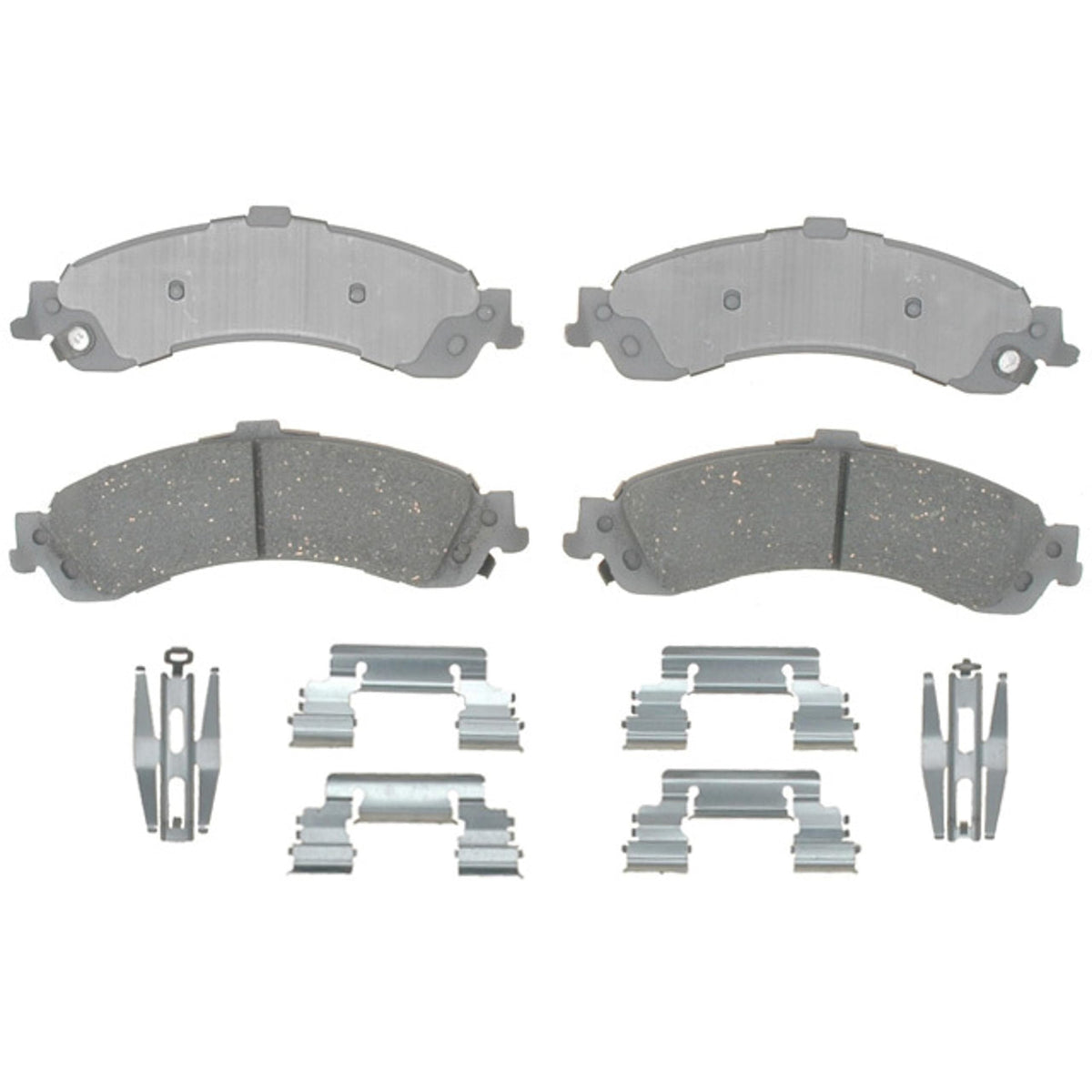 ACDelco Silver 14D834CH Ceramic Rear Disc Brake Pad Set with Hardware