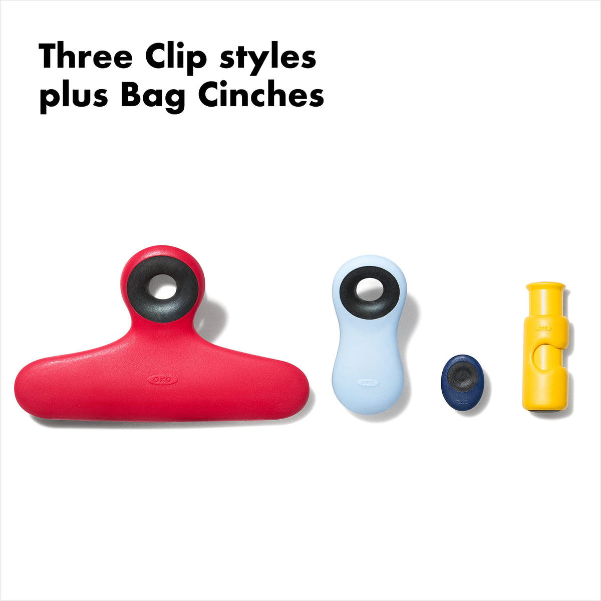 OXO Good Grips Collection, 9 Piece Bag Clip Set, Assorted