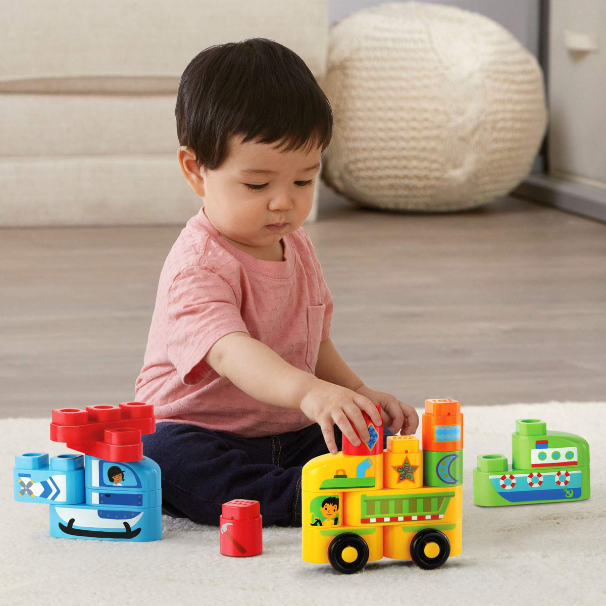 LeapFrog LeapBuilders Soar and Zoom Vehicles, Multicolor