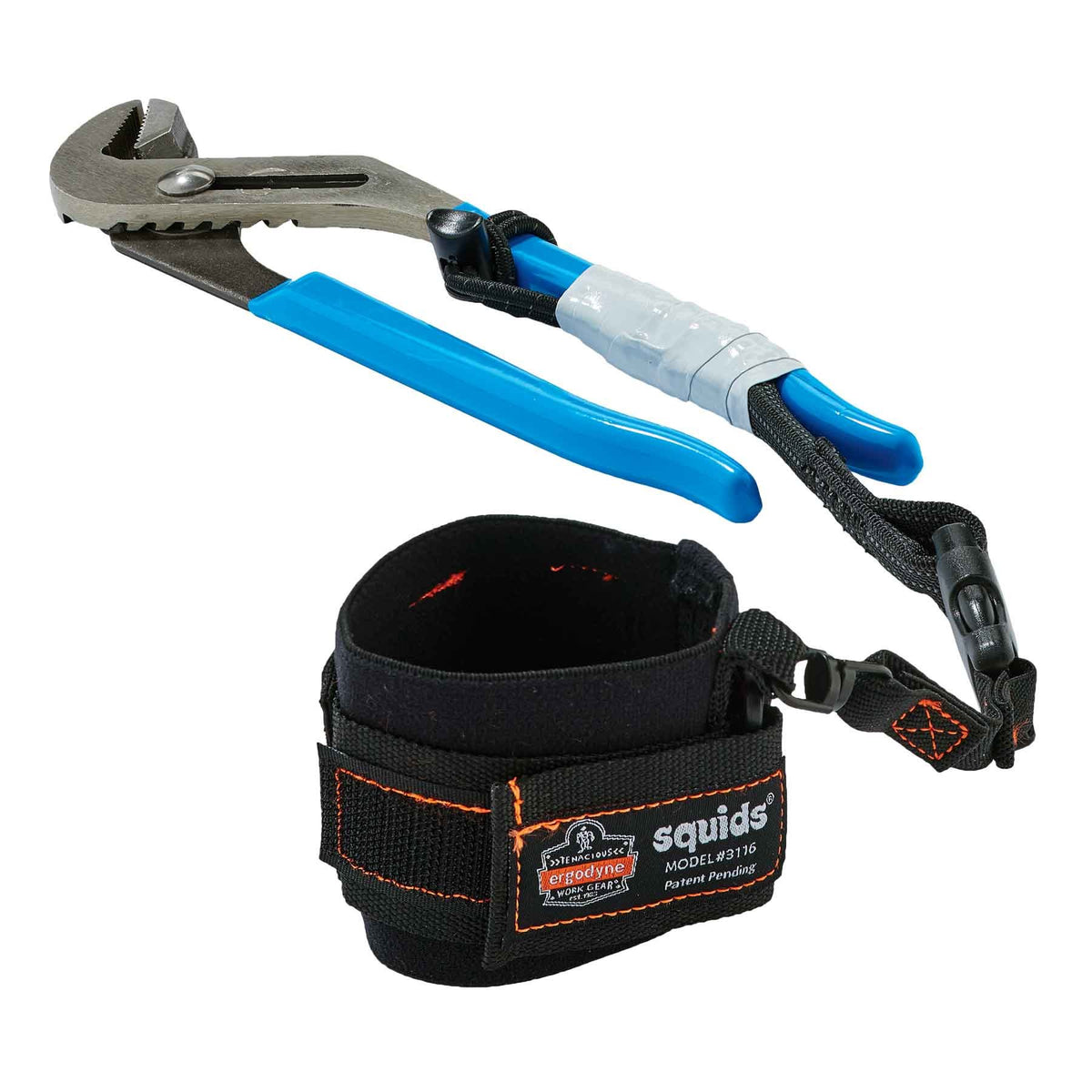 Ergodyne Squids 3192 Wrist Lanyard Tethering Kit - 3lb (1.4kg)