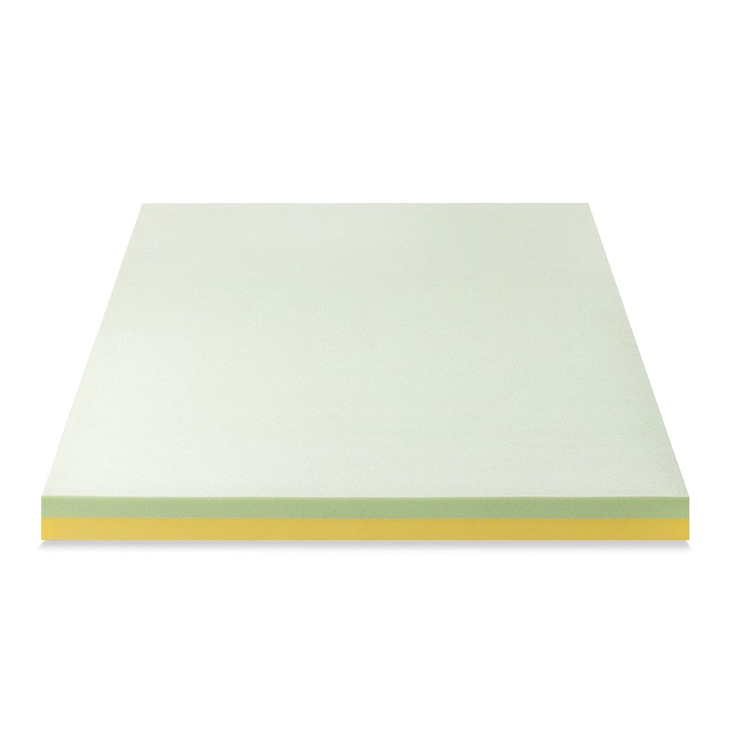 ZINUS 4 Inch Green Tea TorsoTec Memory Foam Mattress Topper, Pressure-Relieving, Lumbar Support, CertiPUR-US Certified, Queen