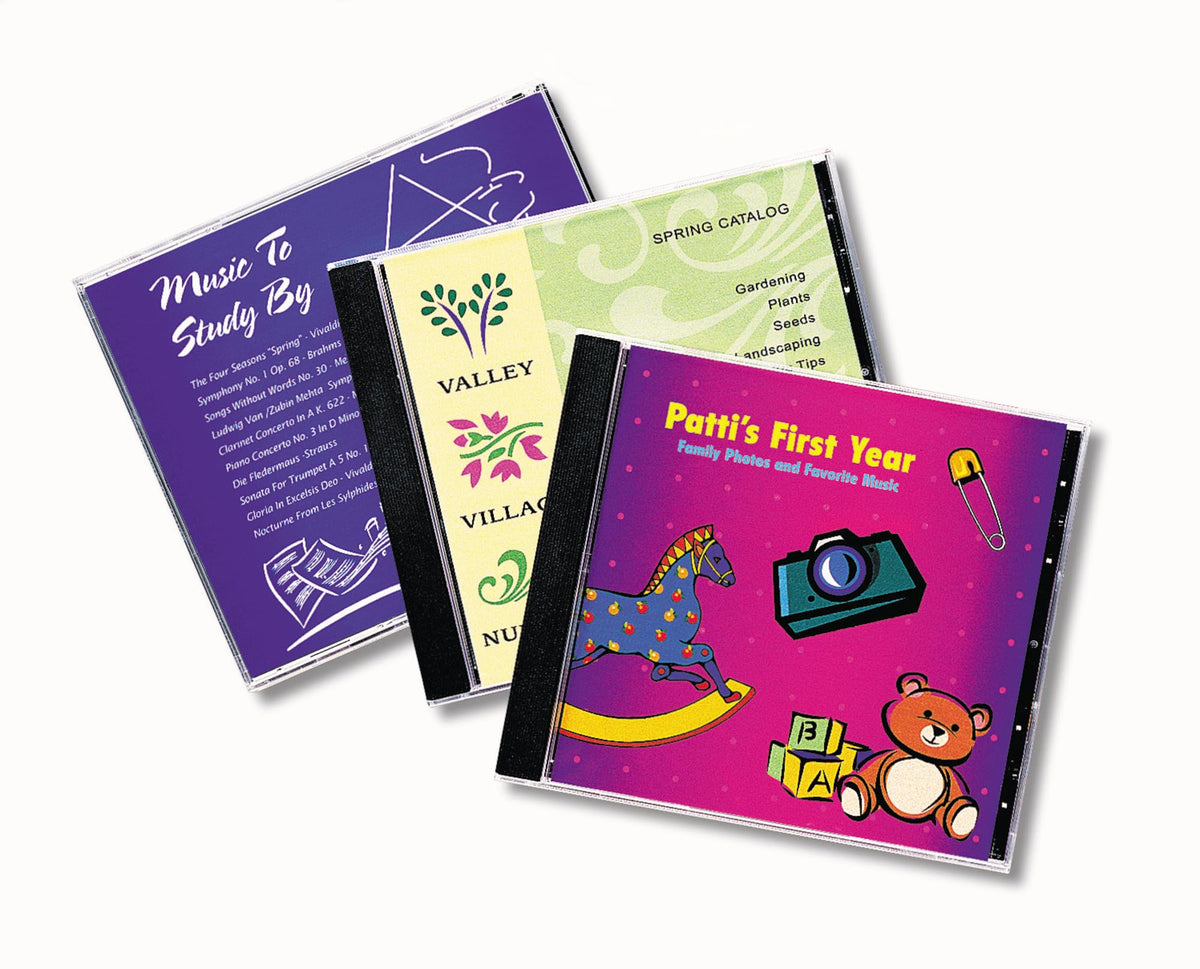 Avery Printable CD Jewel Case Inserts, Matte White, Laser & Inkjet Printers, 20 Standard and Slimline Inserts, Great for CDs, DVDs, Presentations, Portfolios, and More (8693)