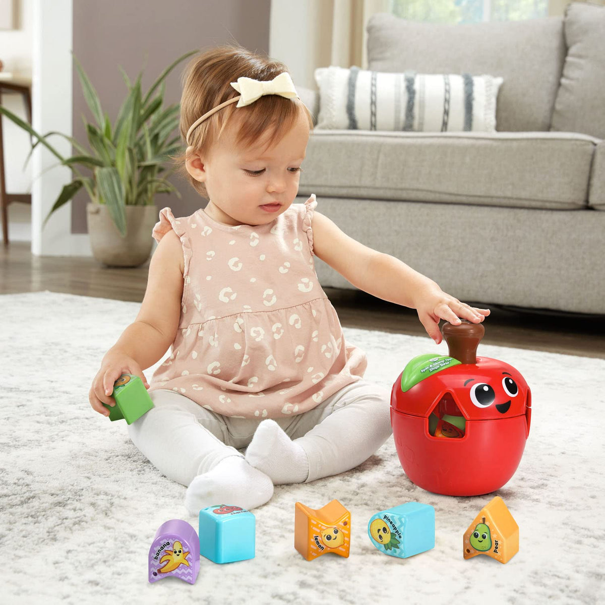 LeapFrog Spin and Change Apple Shape Sorter