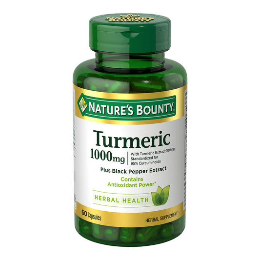 Nature's Bounty #367 Tumeric 1000mg 60 ct product image 1
