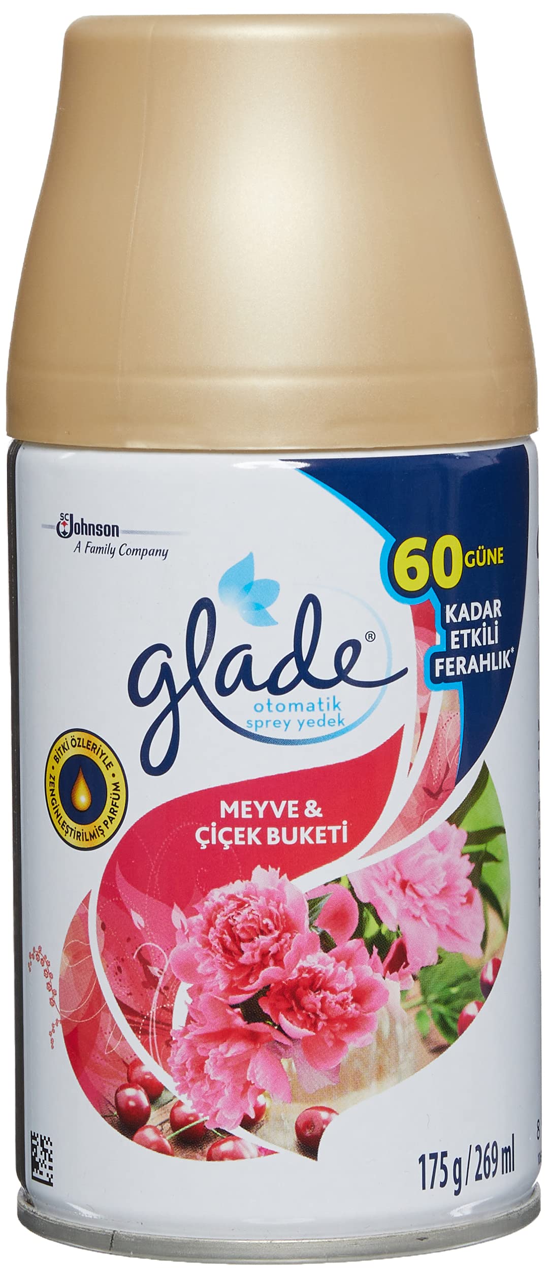 Glade Automatic Spray Air Freshener Refill | Blooming Peony and Cherry - 269 ml Each (Pack of 3)