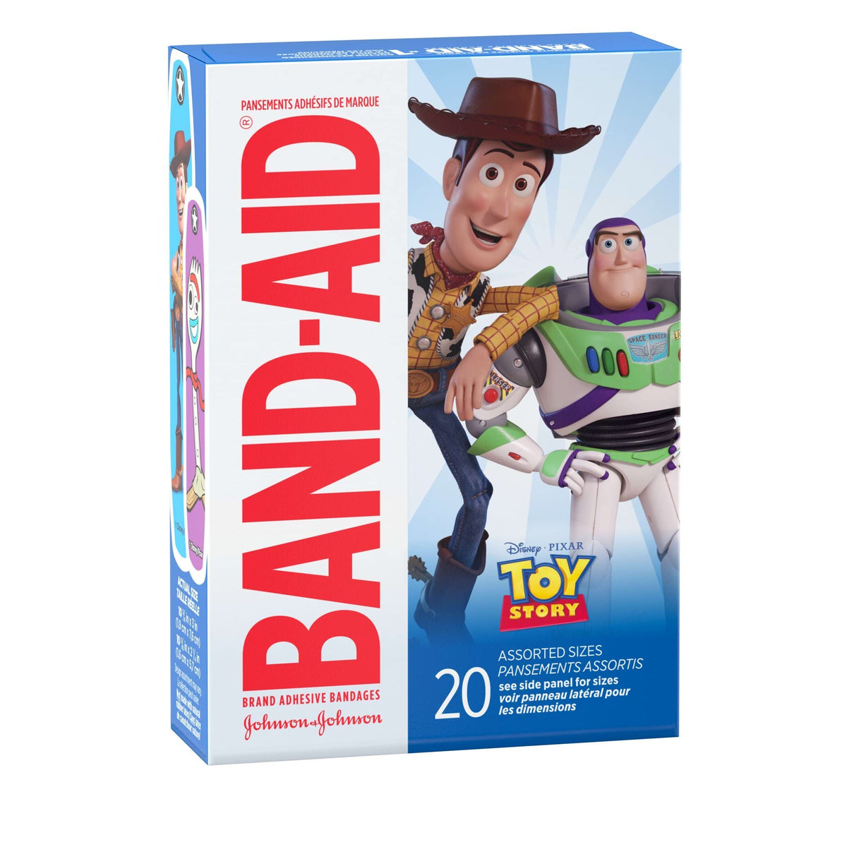 Band-Aid Disney/Pixar Toy Story 4 Assorted Sizes Adhesive Bandages (Pack of 2)