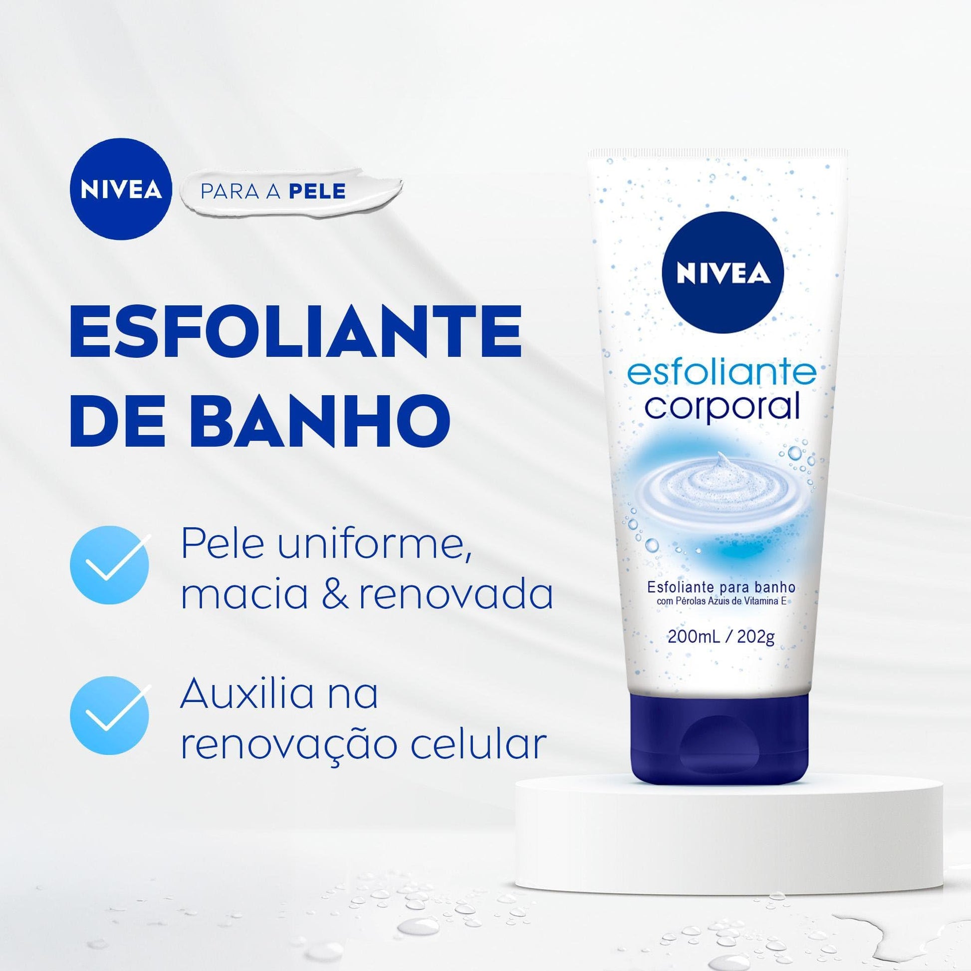 Nivea Genuine Authentic Nivea Creme Cream Peeling Shower & Body Scrub 200ml / 6.76 fl. oz - Made in Germany