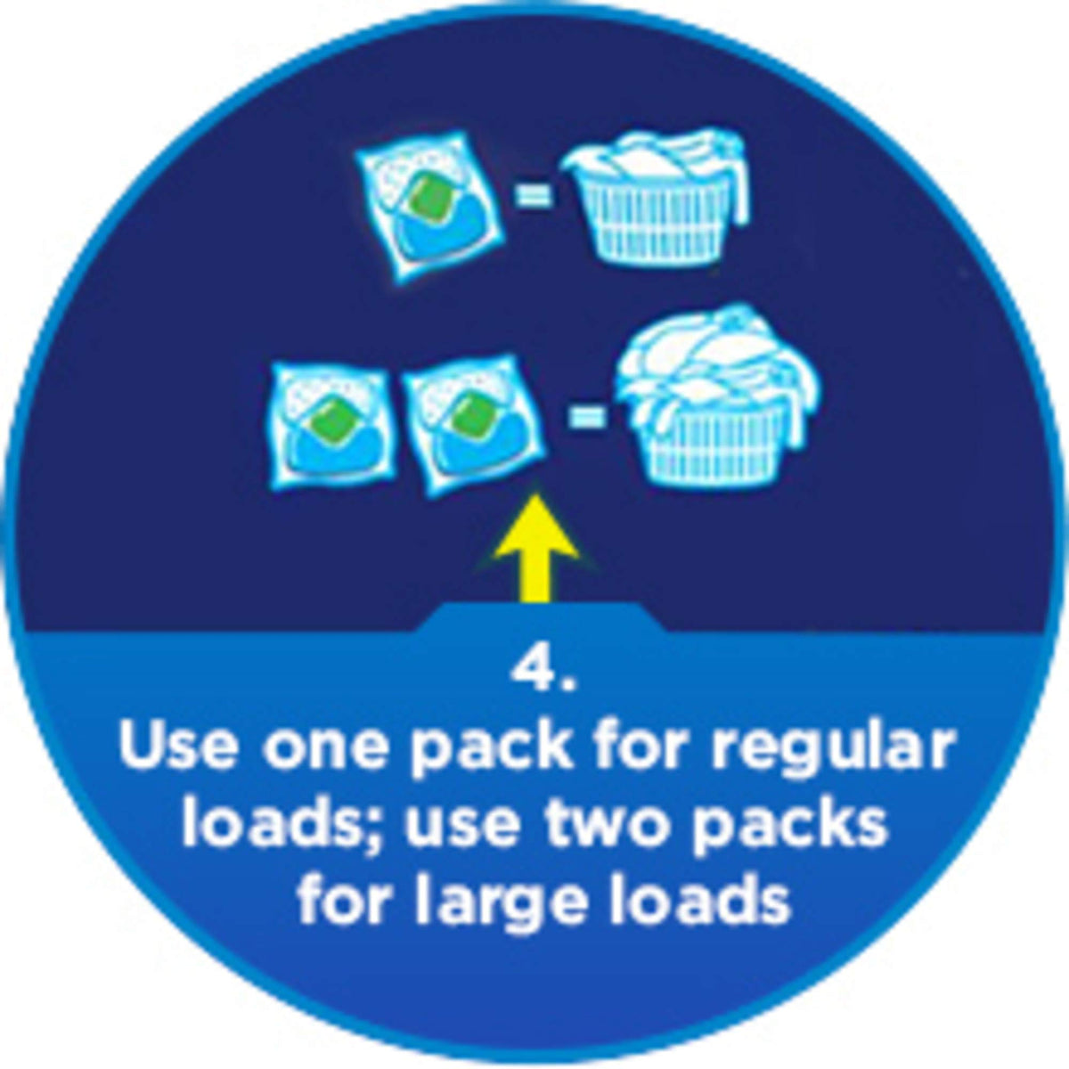 OxiClean High Def Clean Sparkling Fresh Laundry Detergent Paks, 47 Count