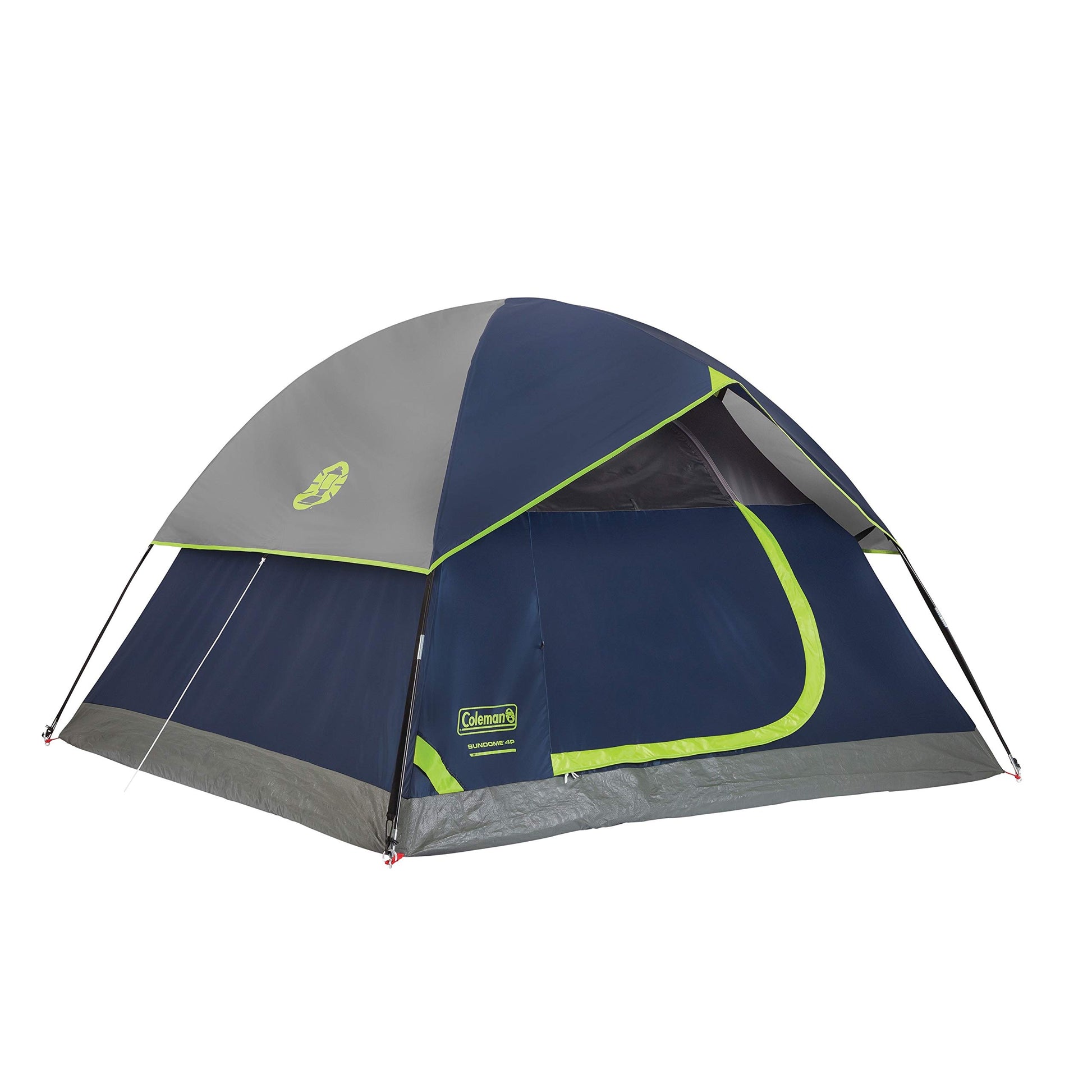 Coleman Sundome 4-Person Tent with Rainfly, Weatherproof Tent Sets Up in 10 Mins