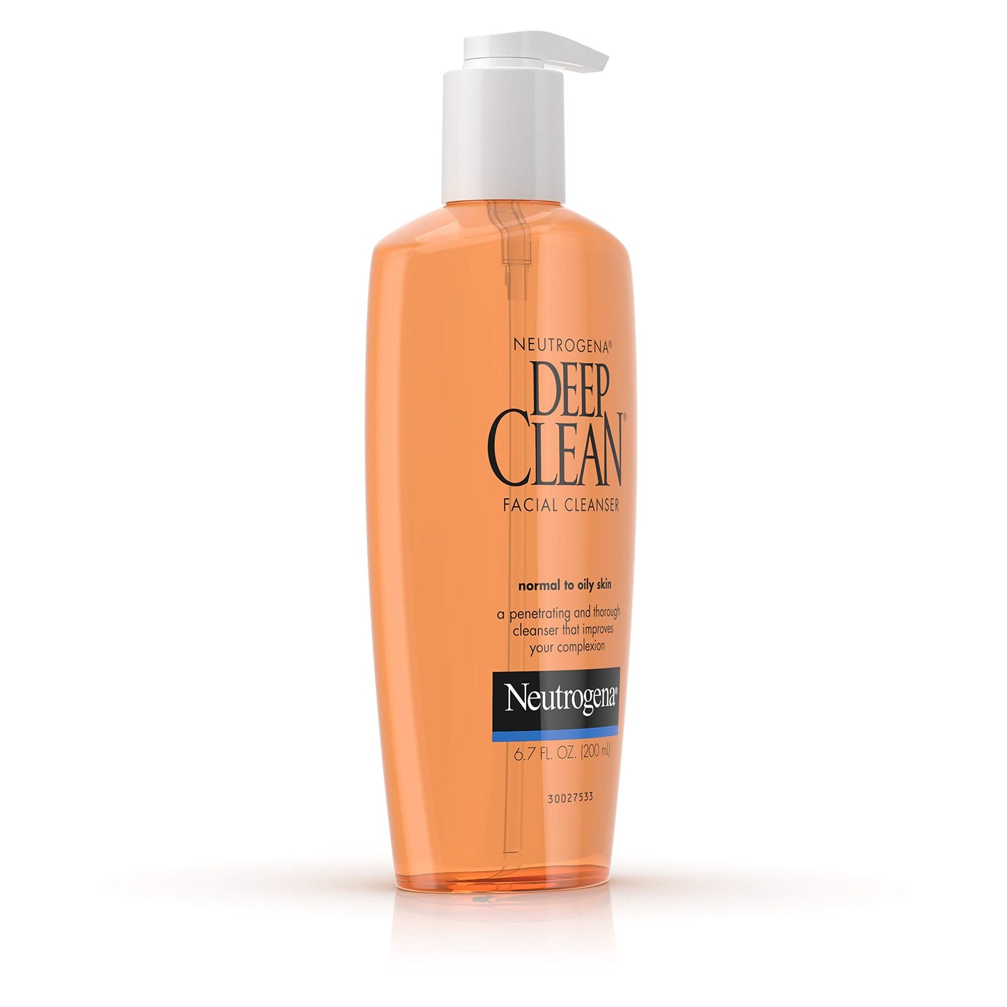 Neutrogena Deep Clean Facial Cleanser, Normal to Oily Skin, 6.7 Ounce