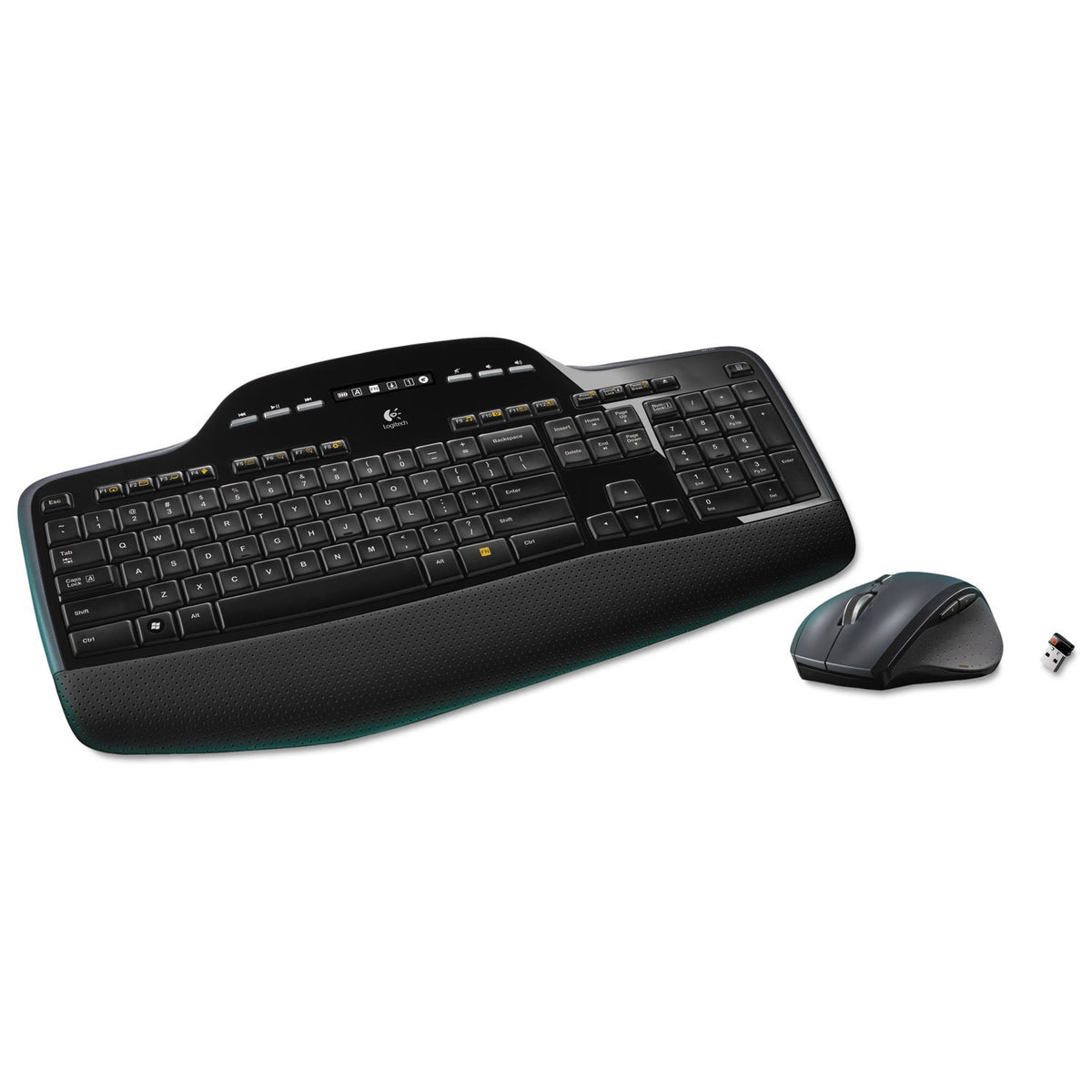 Logitech 920002416 MK710 Wireless Desktop Set, Keyboard/Mouse, USB, Black (LOG920002416)