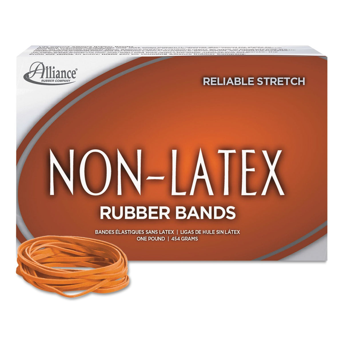 Alliance® Rubber Sterling® Rubber Bands, No. 33, 1 lb, Box Of 720