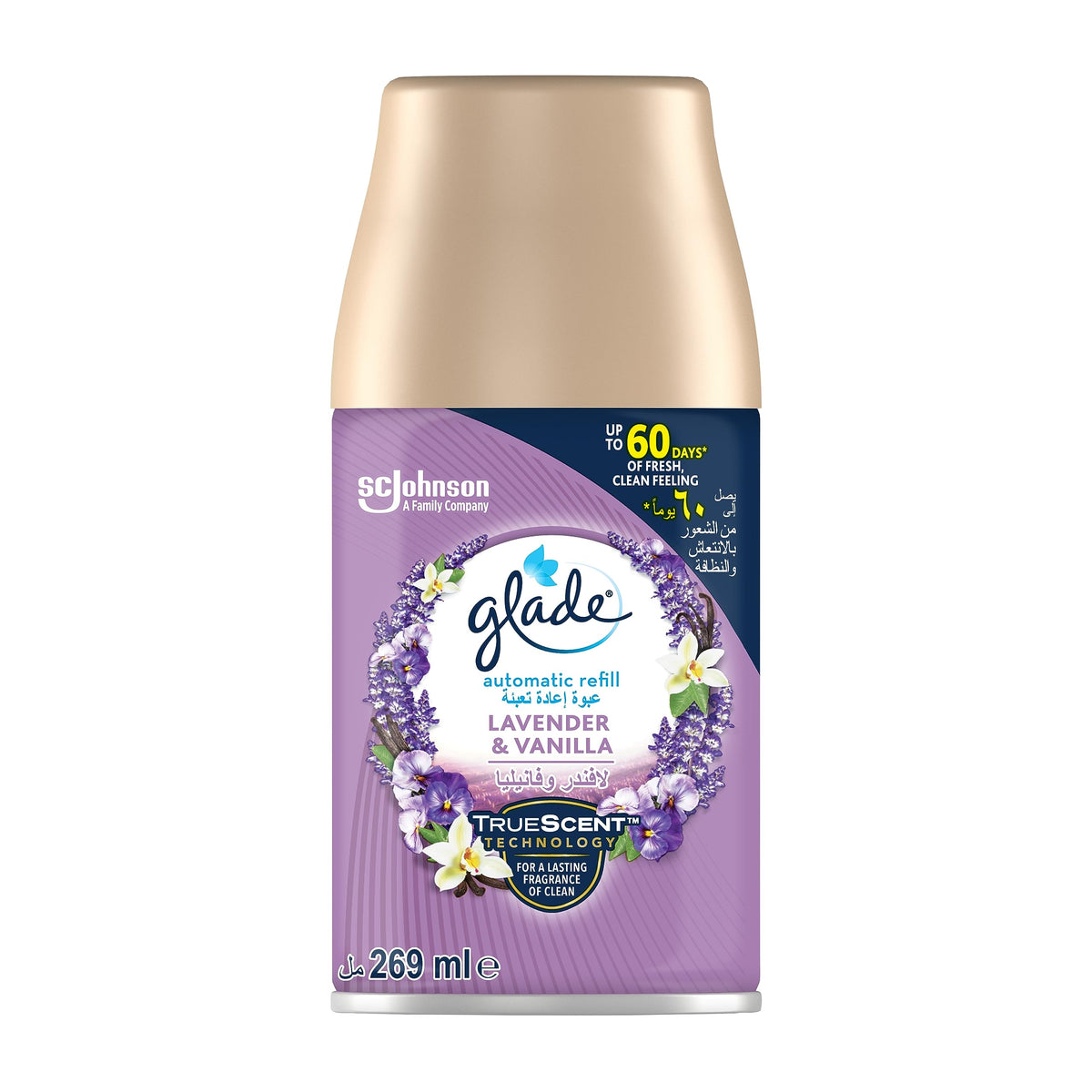 Glade Automatic Spray Refill 175G (269Ml) Lavender Package May Vary) Pack of 3