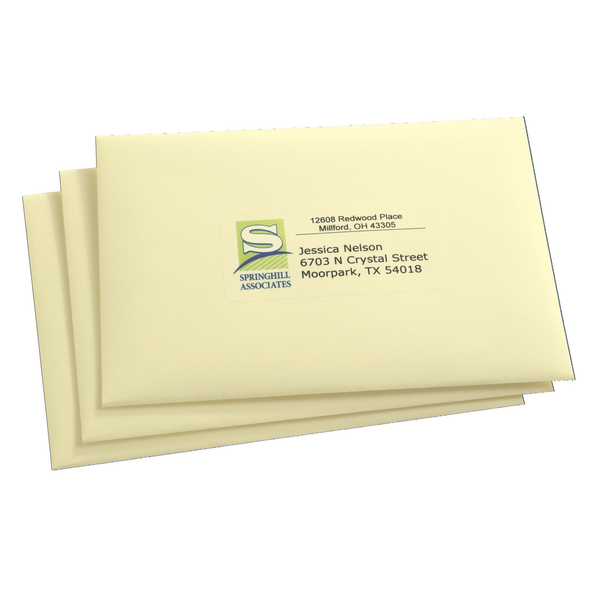 Avery Printable Return Address Labels, 0.5" x 1.75", Matte Clear, 2,000 Blank Mailing Labels (08667)