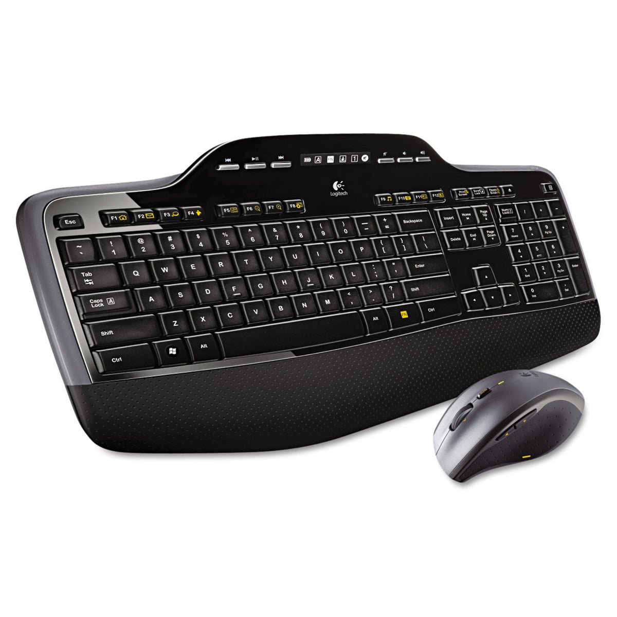 Logitech 920002416 MK710 Wireless Desktop Set, Keyboard/Mouse, USB, Black (LOG920002416)