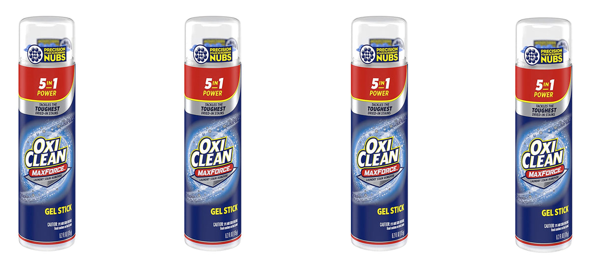 OxiClean Max Force Gel Stick, 6.2 Oz (4 Pack)