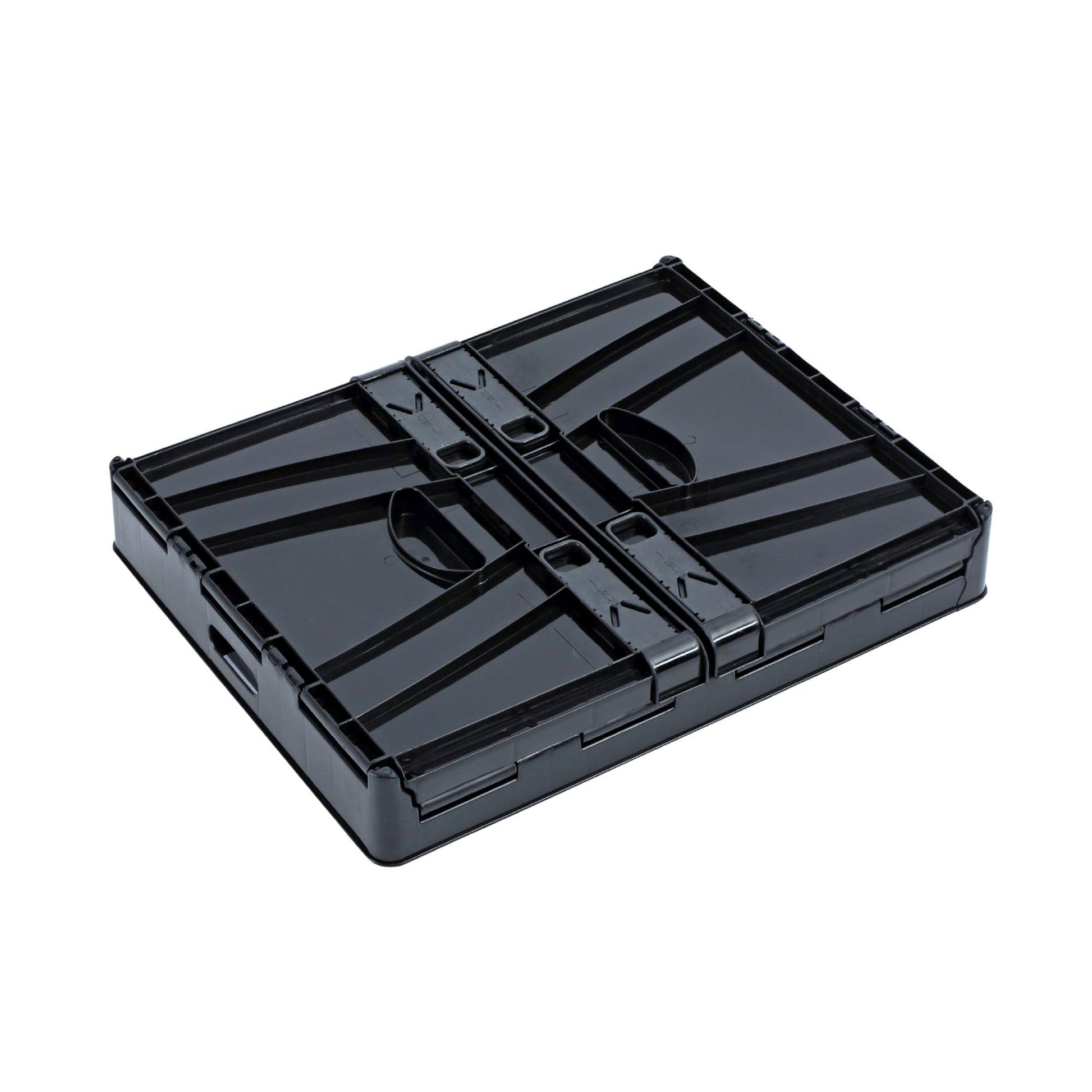 Universal UNV40010 17.25 in. x 14.25 in. x 10.5 in. Letter/Legal Files Collapsible Crate - Black/Gray (2/Pack)