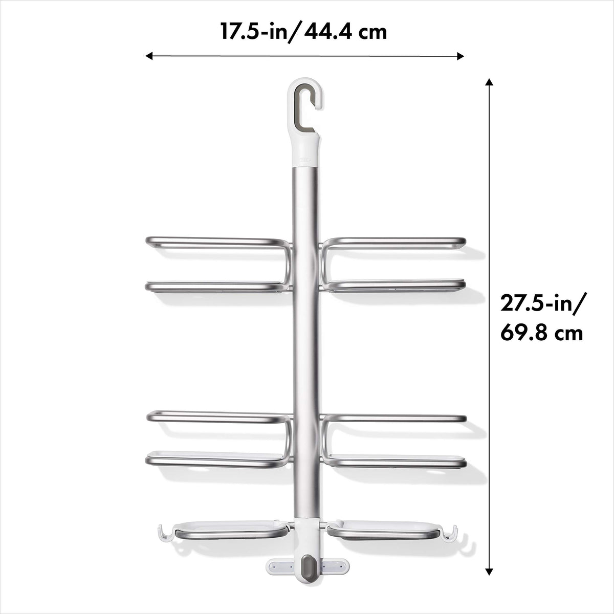 OXO Good Grips Aluminum Hose Shower Caddy - Silver