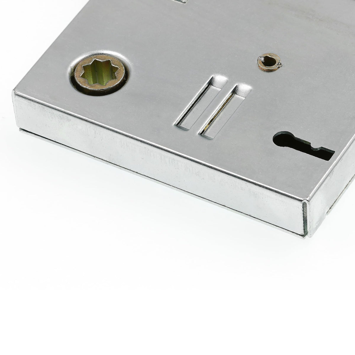 Prime-Line E 28338 Mortise Keyed Lock Set with Glass Knob – Perfect for Replacing Antique Lock Sets and More, Fits Doors with 2-3/8 In. Backset (Single Pack)