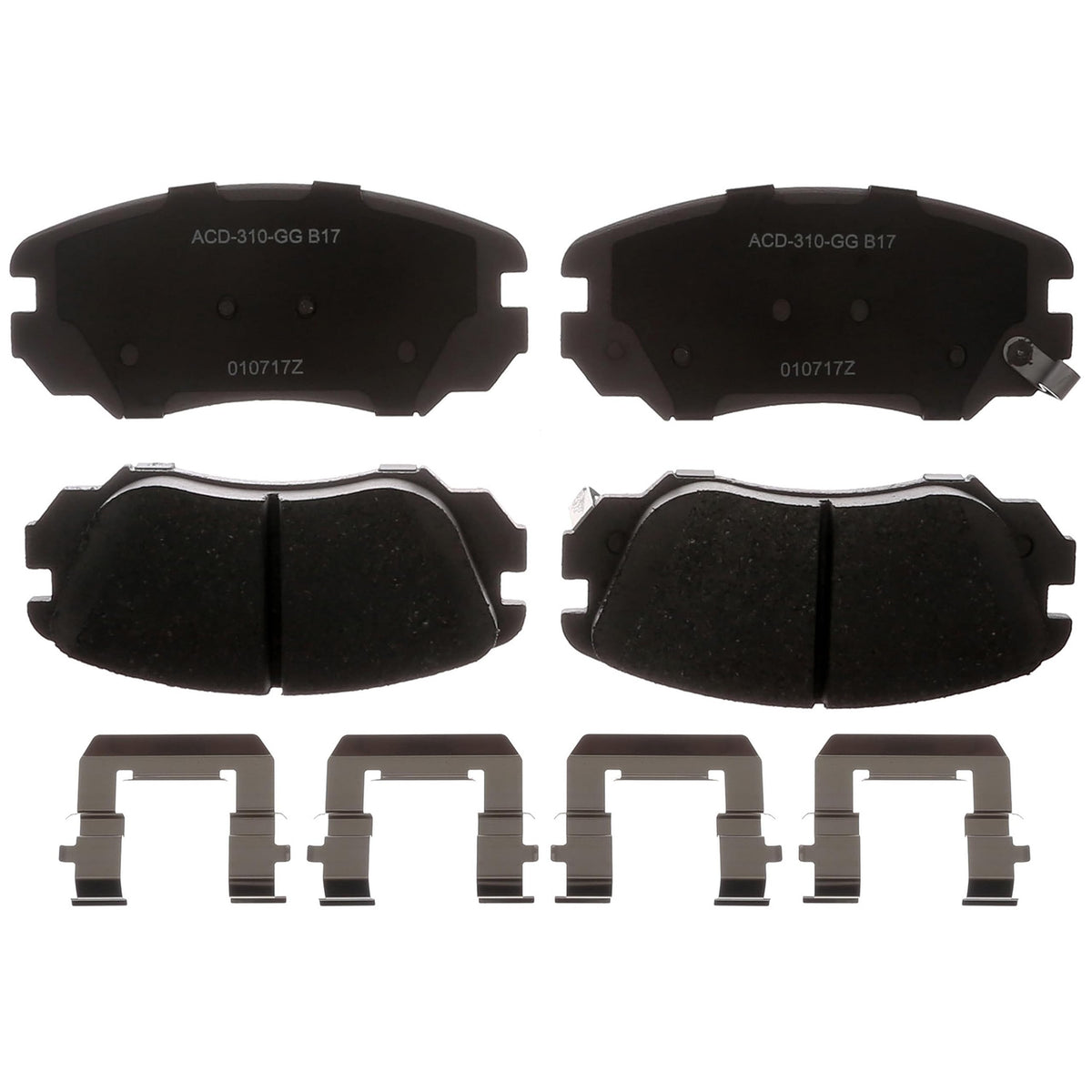 ACDelco Silver 14D1421CHF1 Ceramic Front Disc Brake Pad Set